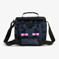 lgloo Outdoor ColdMax Minecraft Enderman Square Lunch Cooler Bag