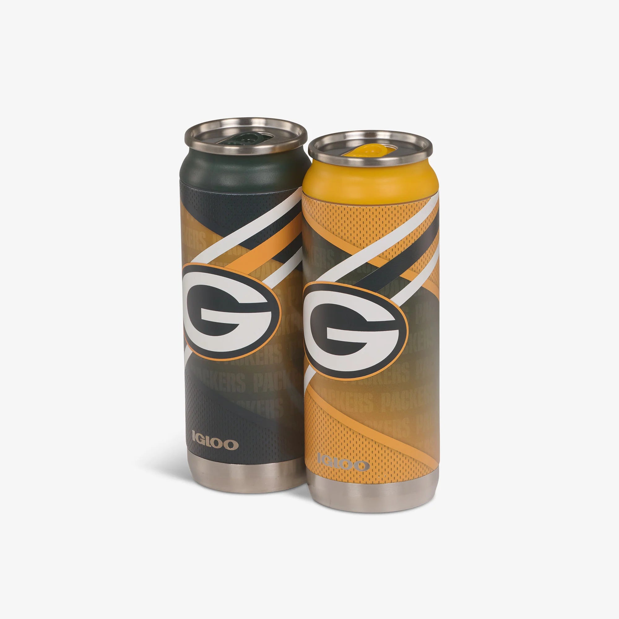 lgloo Outdoor ColdMax Green Bay Packers Home & Away 16 Oz Can 2-Pack - Image 2