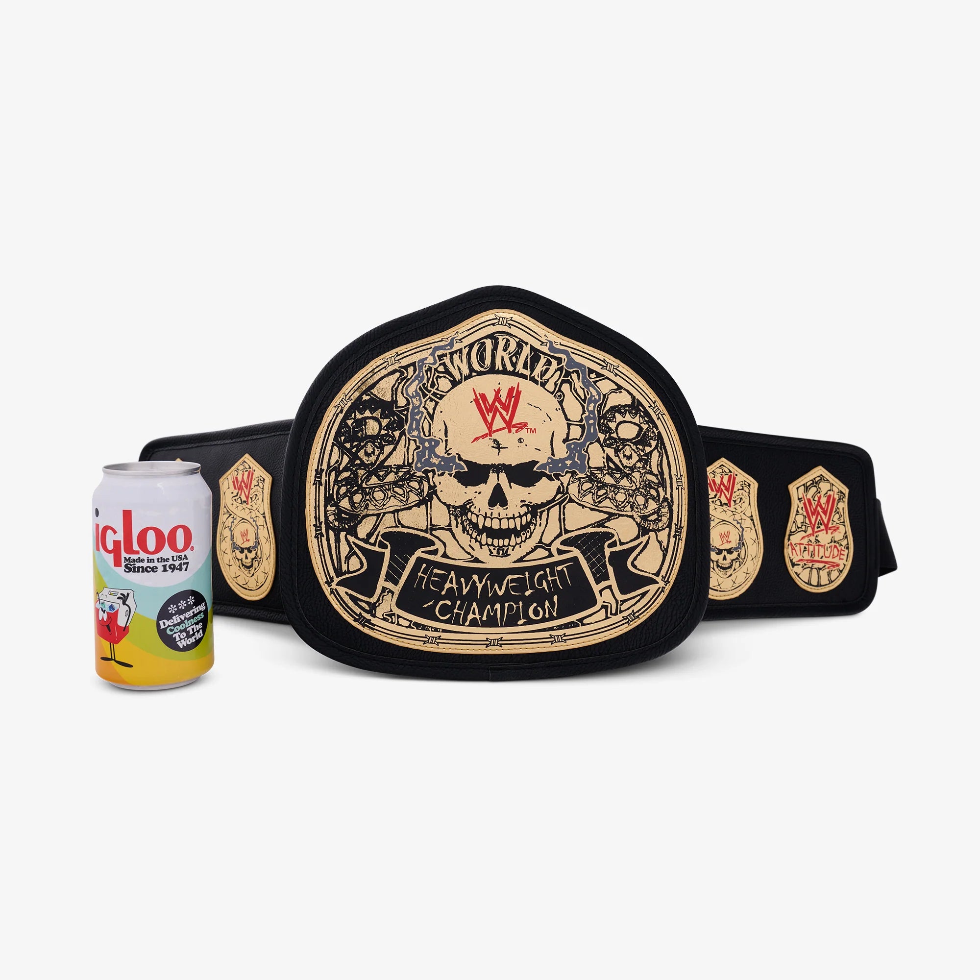 lgloo Outdoor ColdMax WWE Stone Cold Steve Austin Smoking Skull Championship Fanny Pack - Image 5
