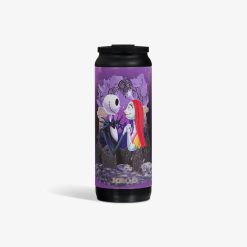lgloo Outdoor ColdMax Disney Tim Burtons The Nightmare Before Christmas Jack Skellington & Sally 16 Oz Flip n Sip Tumbler