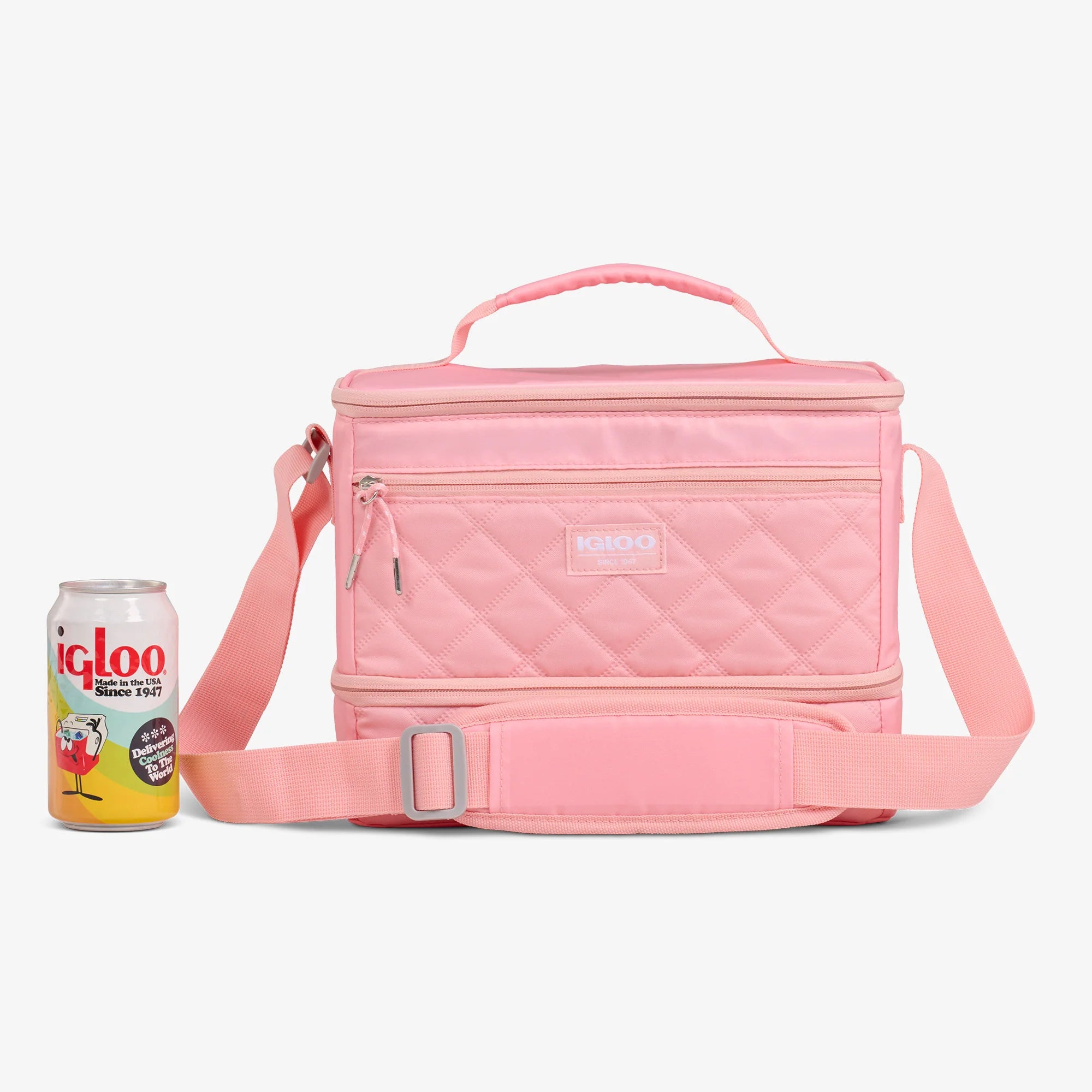 lgloo Outdoor ColdMax MaxCold DUO Dual Compartment Square Lunch Cooler - Image 5