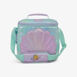 lgloo Outdoor ColdMax Disney The Little Mermaid Seashell Square Lunch Cooler Bag