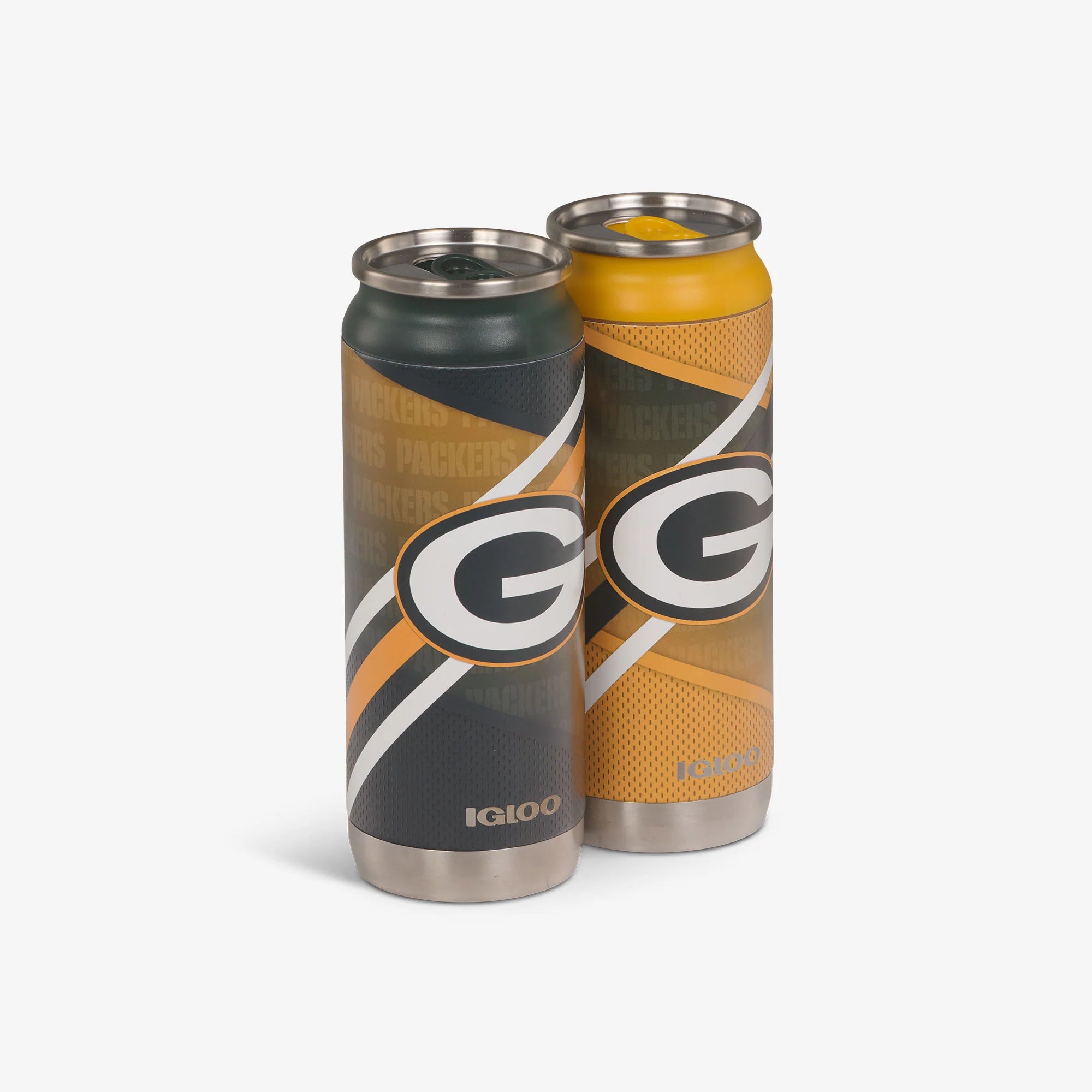 lgloo Outdoor ColdMax Green Bay Packers Home & Away 16 Oz Can 2-Pack - Image 4
