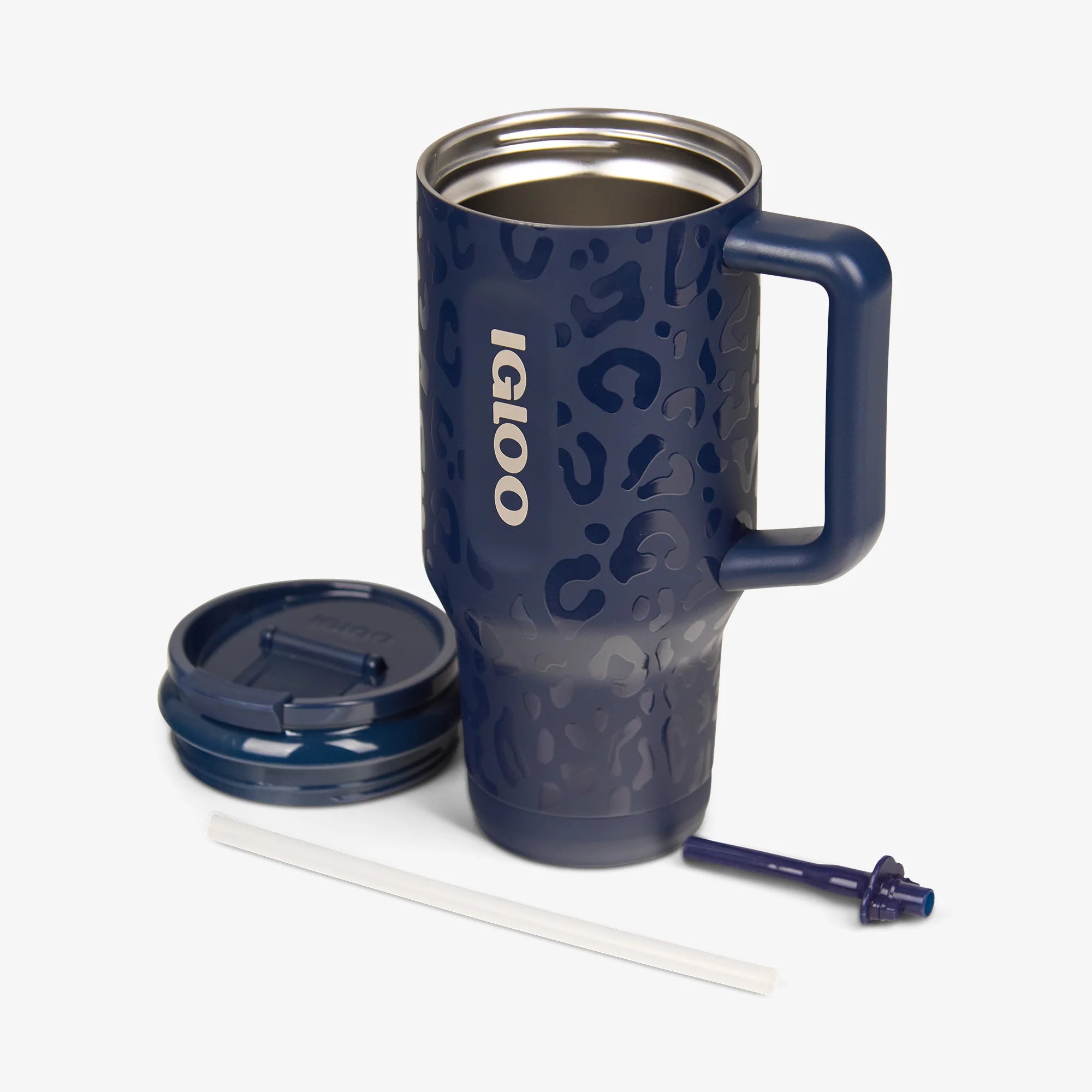 lgloo Outdoor ColdMax NFL 32 Oz Leopard Flip n Sip Travel Mug - Image 46