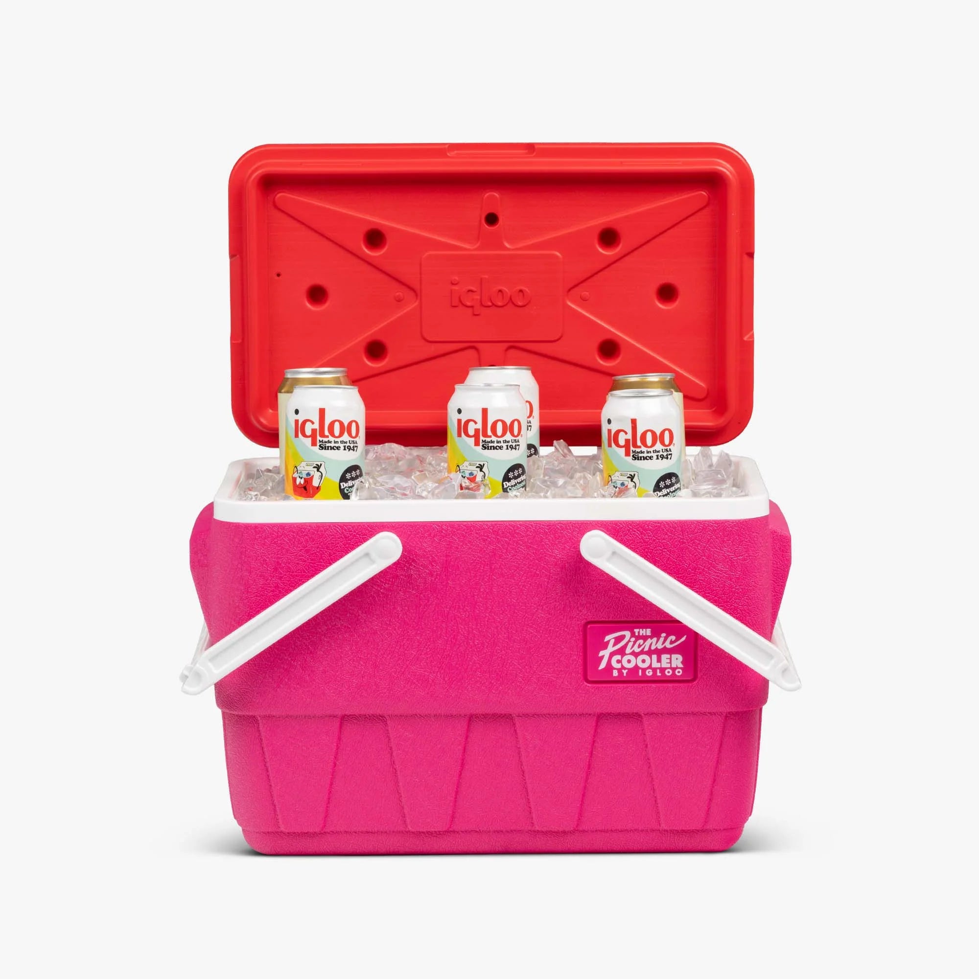 lgloo Outdoor ColdMax Retro Picnic Basket 25 Qt Cooler - Image 6