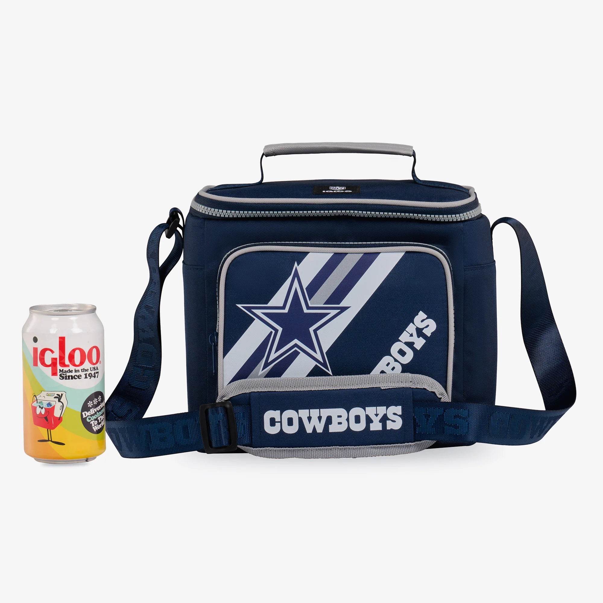 lgloo Outdoor ColdMax Dallas Cowboys Square Lunch Cooler Bag - Image 5