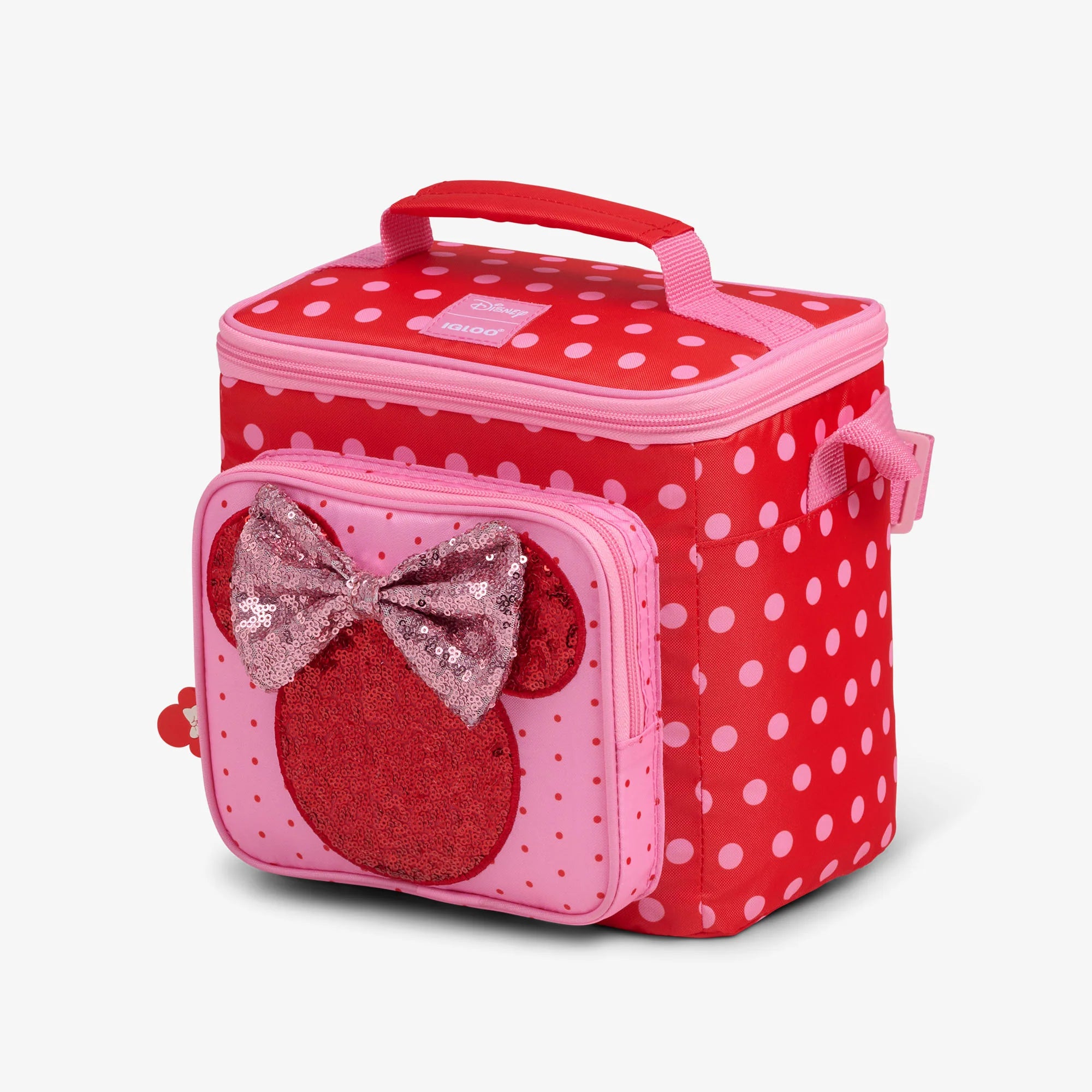 lgloo Outdoor ColdMax Disney Minnie Mouse Polka Dots Square Lunch Cooler Bag - Image 2