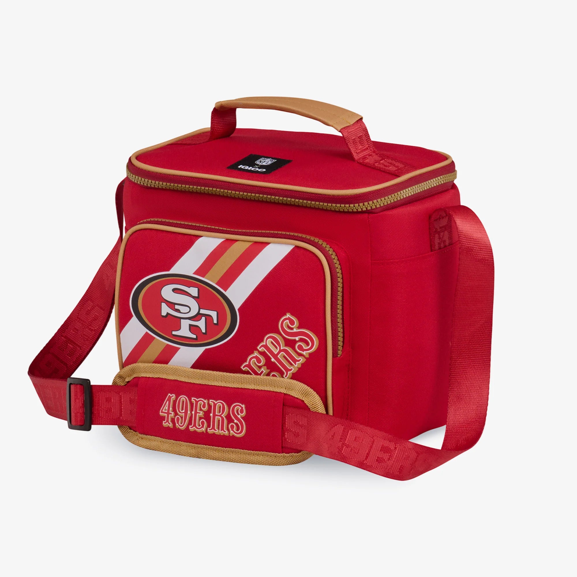 lgloo Outdoor ColdMax San Francisco 49ers Square Lunch Cooler Bag - Image 2