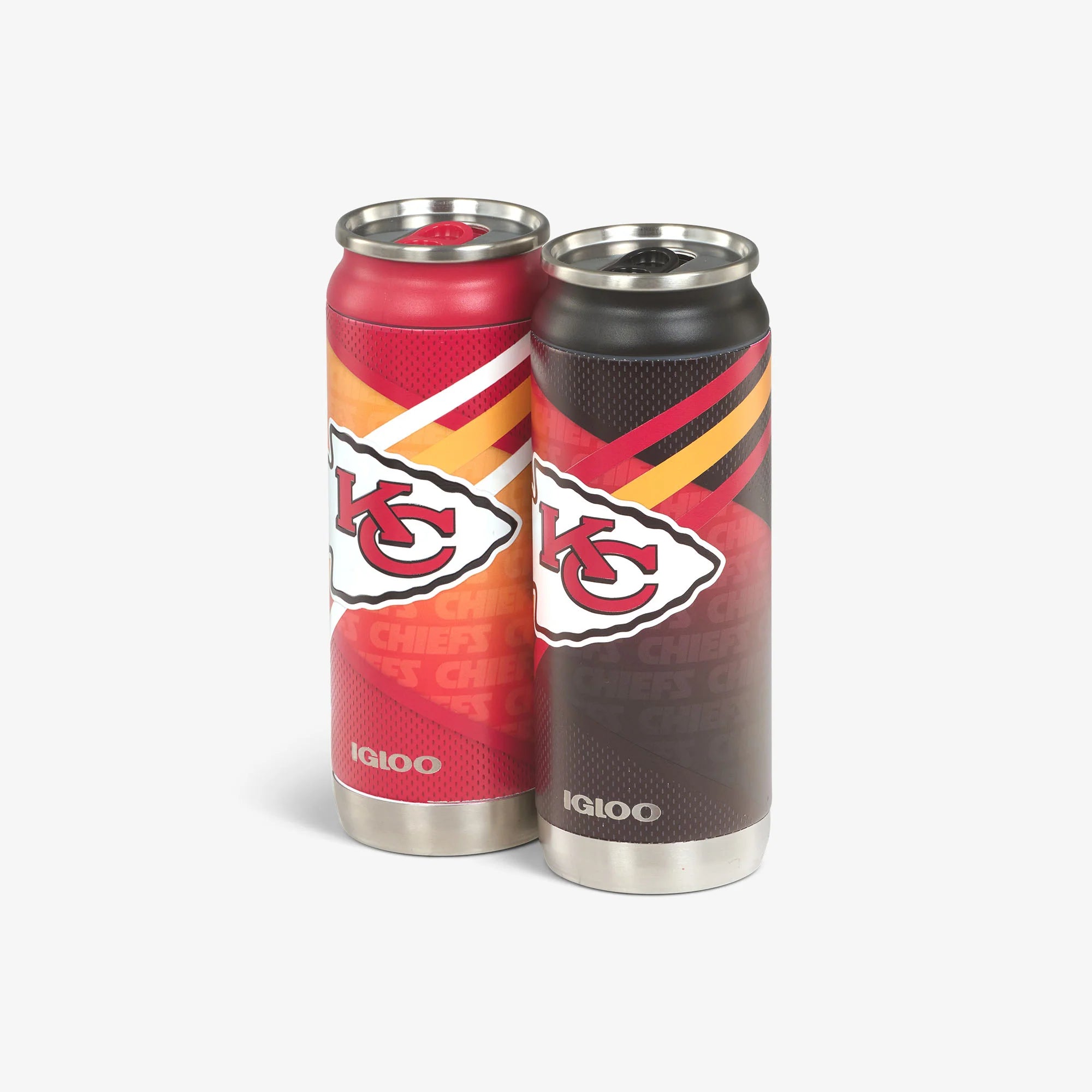 lgloo Outdoor ColdMax Kansas City Chiefs Home & Away 16 Oz Can 2-Pack - Image 2