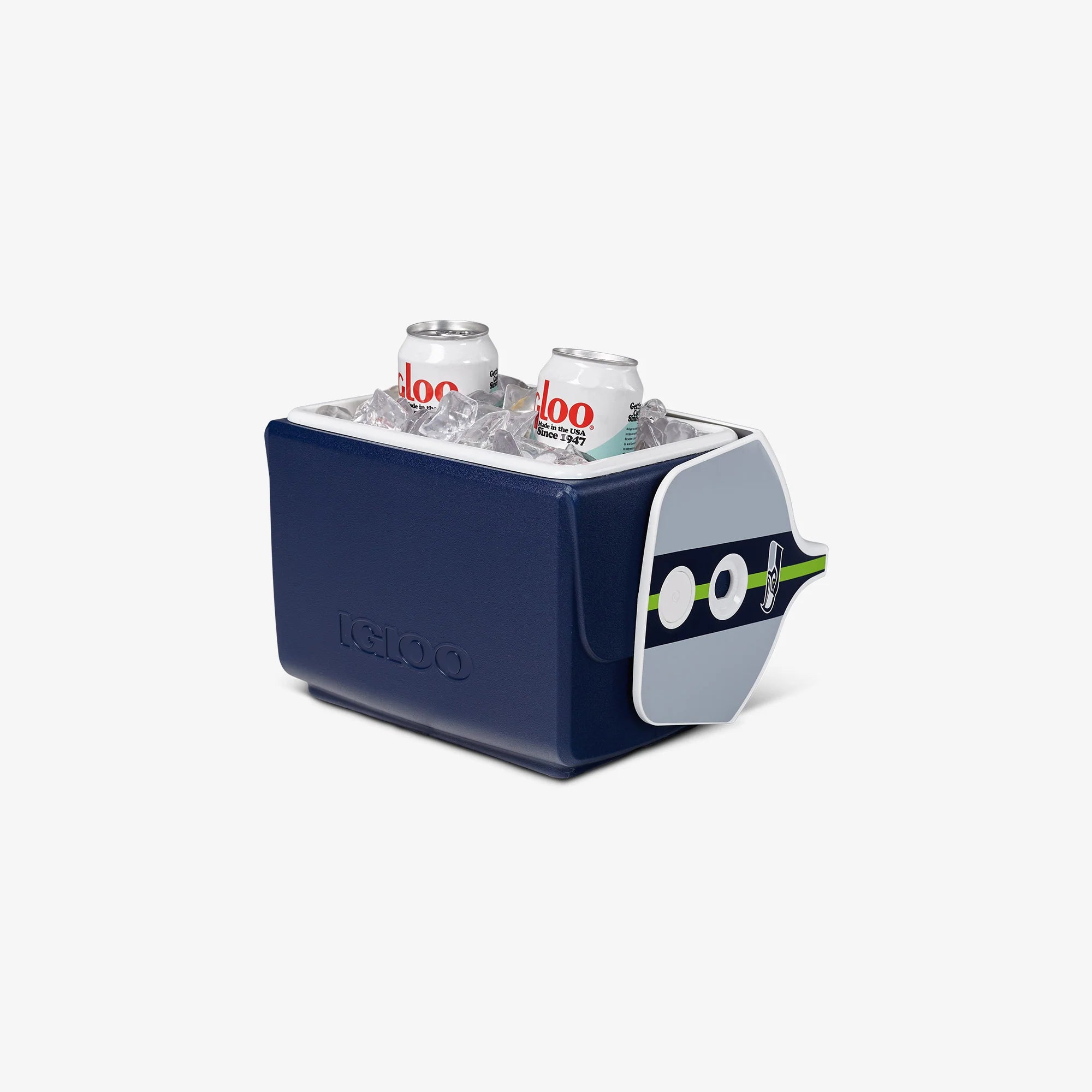 lgloo Outdoor ColdMax Seattle Seahawks Little Playmate 7 Qt Cooler - Image 3