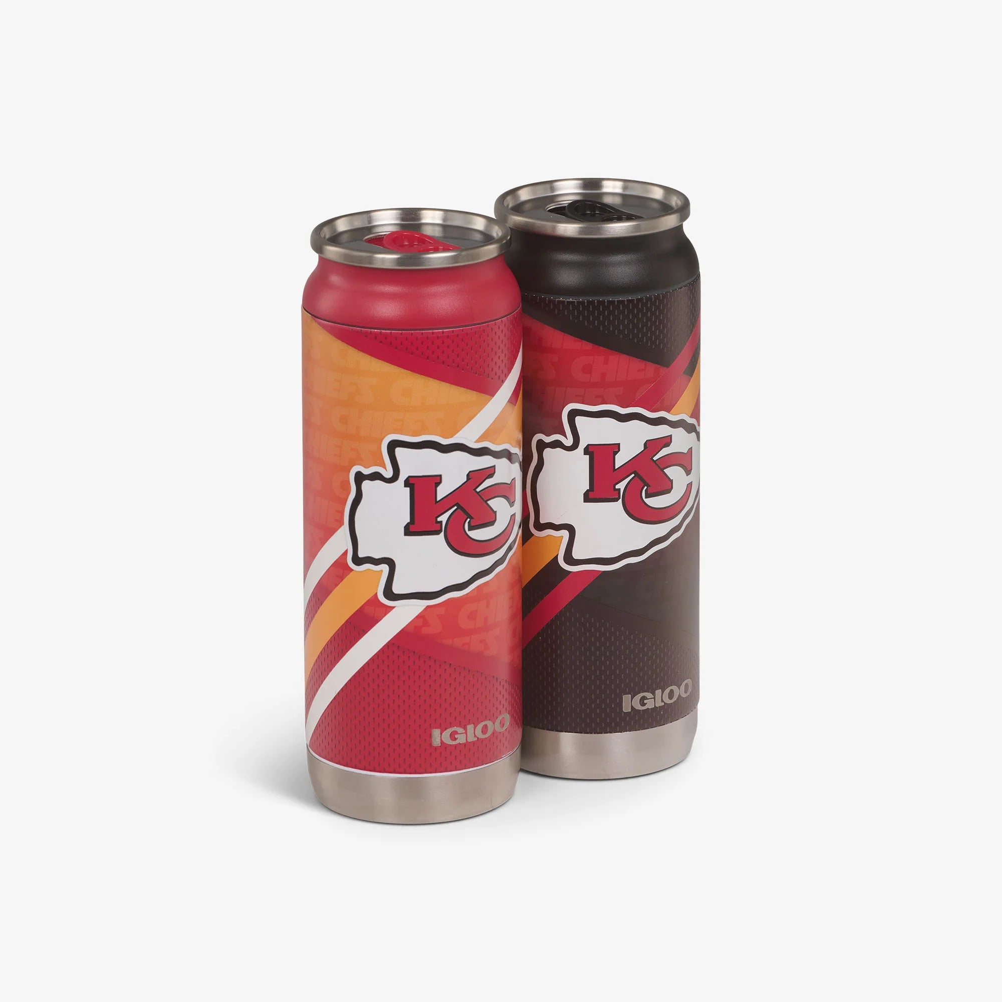 lgloo Outdoor ColdMax Kansas City Chiefs Home & Away 16 Oz Can 2-Pack - Image 4