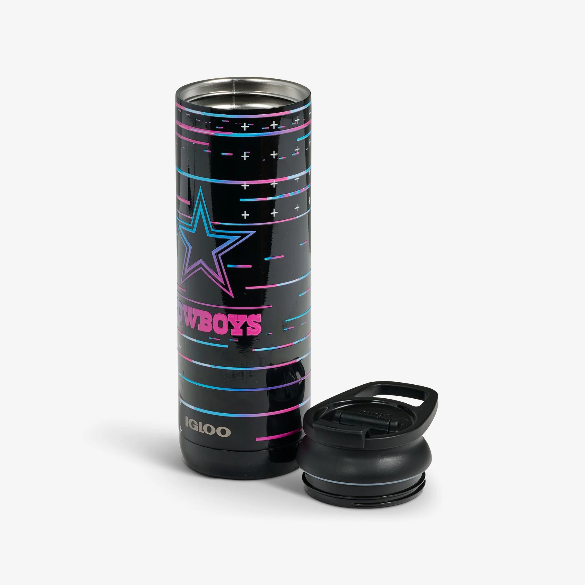 lgloo Outdoor ColdMax NFL Neon Dallas Cowboys 20 Oz Flip n Sip Tumbler - Image 3