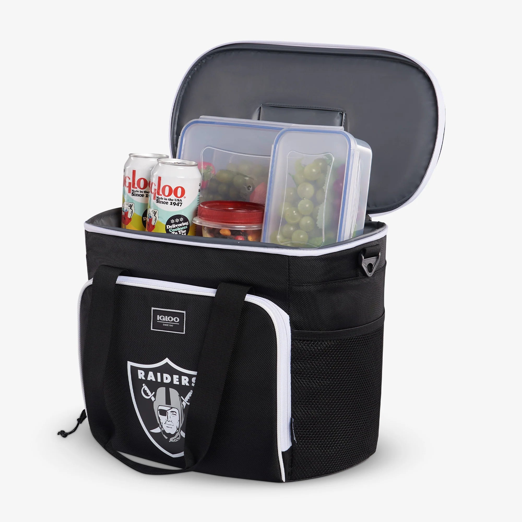 lgloo Outdoor ColdMax Las Vegas Raiders Tailgate Tote - Image 3