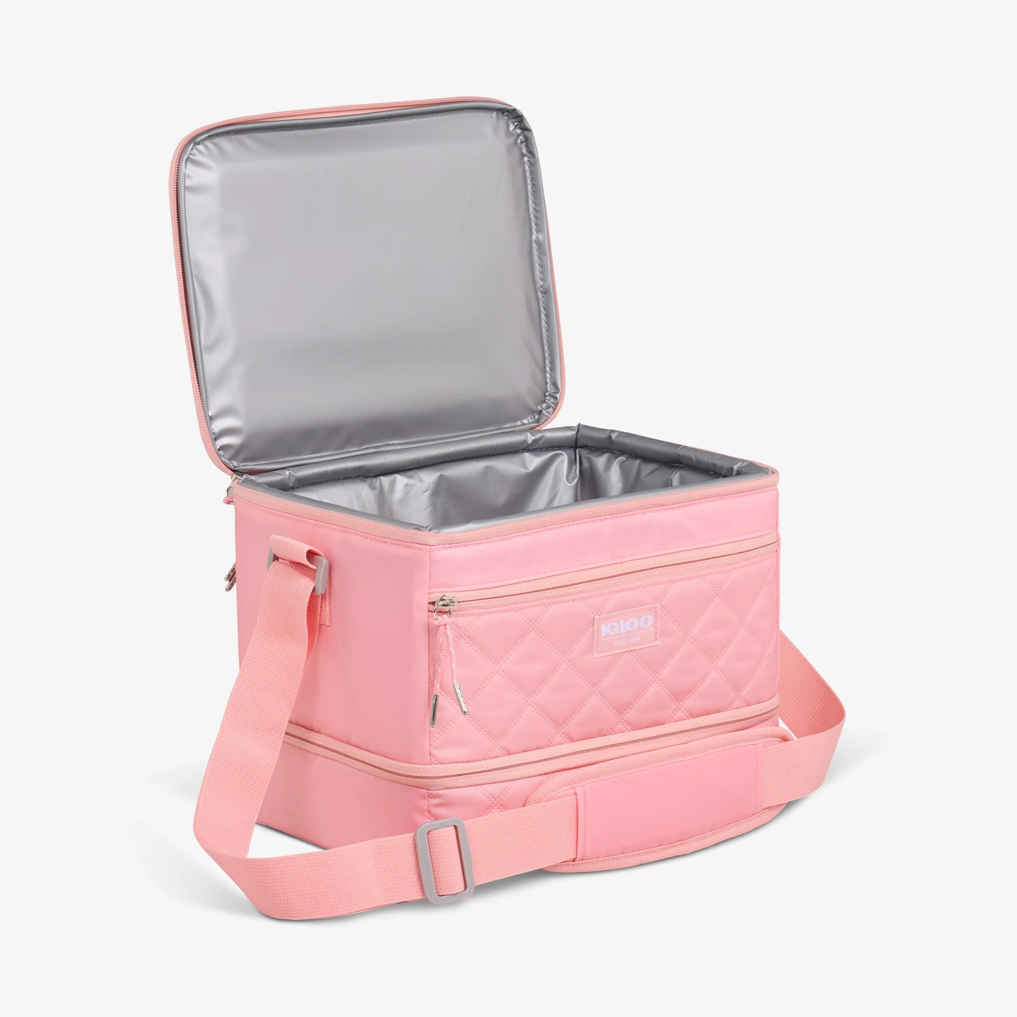 lgloo Outdoor ColdMax MaxCold DUO Dual Compartment Square Lunch Cooler - Image 4