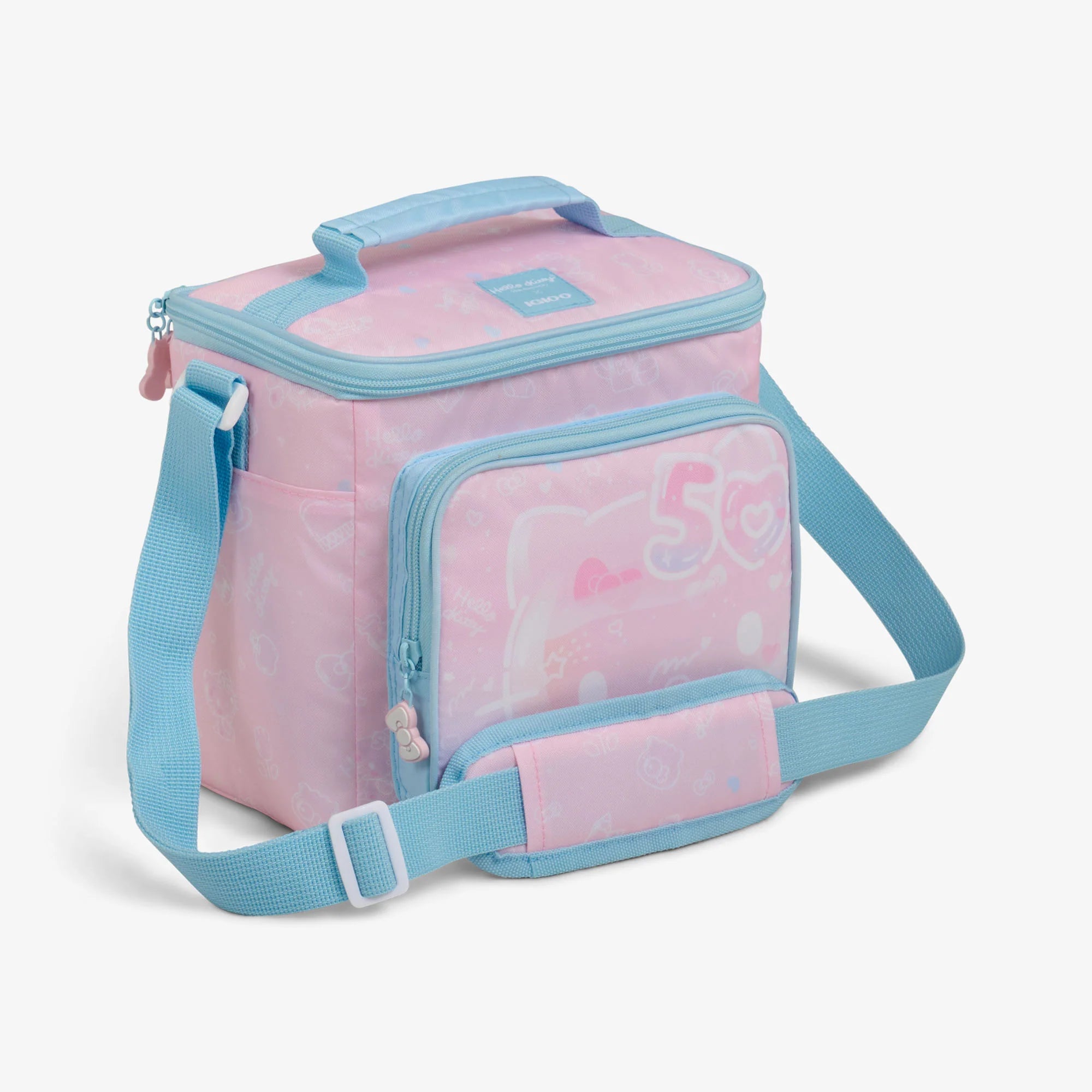 lgloo Outdoor ColdMax Hello Kitty 50th Anniversary Square Lunch Cooler Bag - Image 5