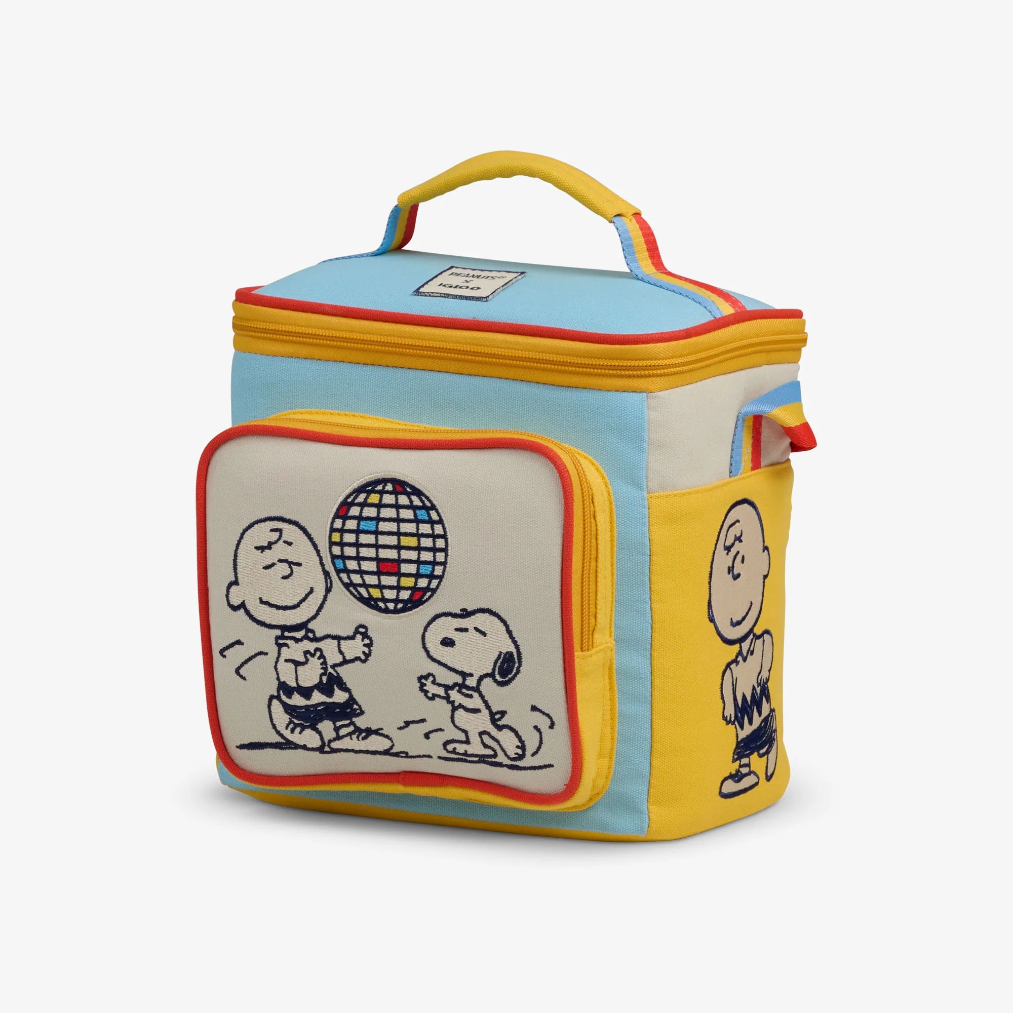 lgloo Outdoor ColdMax Snoopy Disco Party Square Lunch Cooler Bag - Image 2