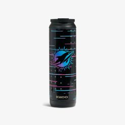 lgloo Outdoor ColdMax NFL Neon Miami Dolphins 20 Oz Flip n Sip Tumbler