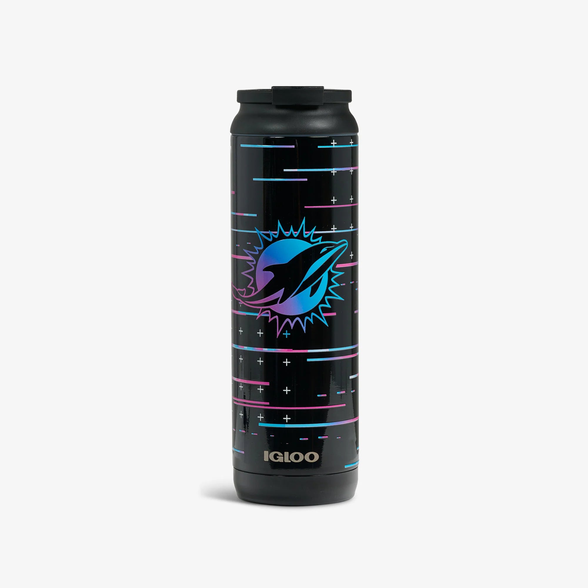 lgloo Outdoor ColdMax NFL Neon Miami Dolphins 20 Oz Flip n Sip Tumbler