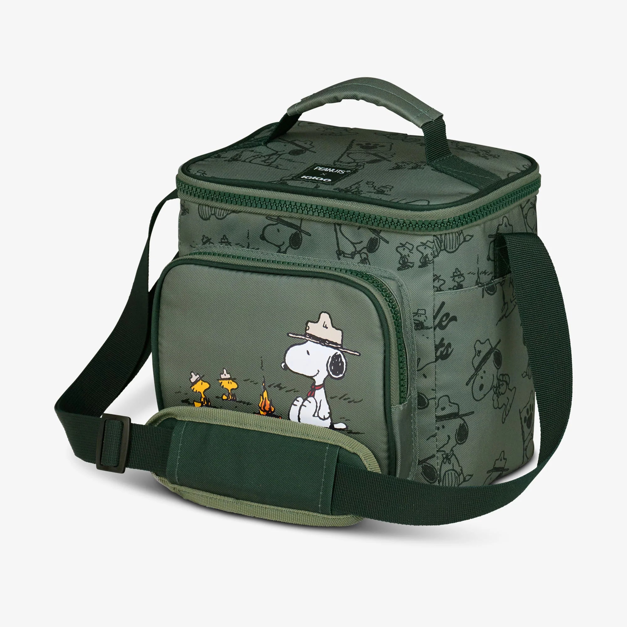 lgloo Outdoor ColdMax Peanuts Beagle Scouts Square Lunch Cooler Bag - Image 2