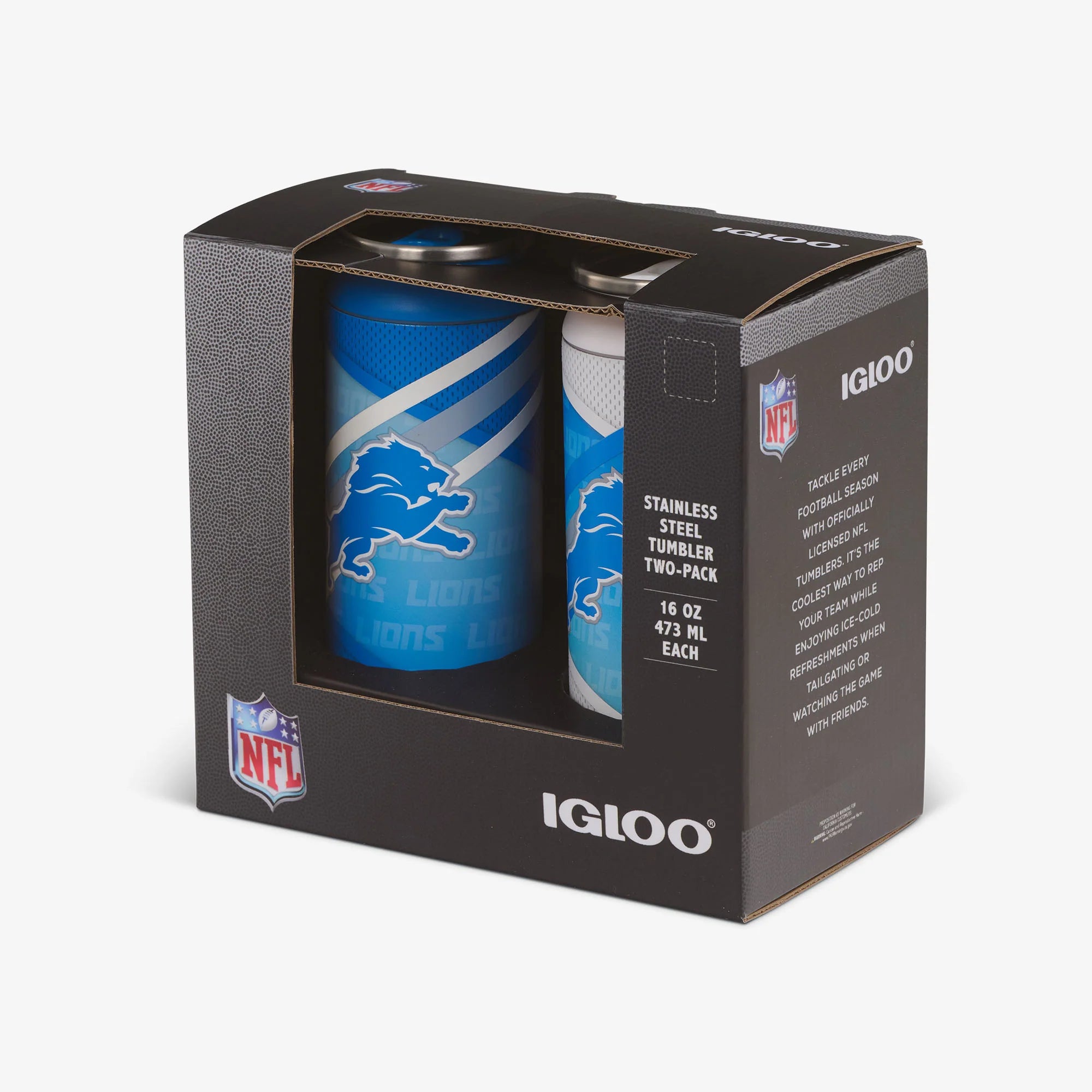 lgloo Outdoor ColdMax Detroit Lions Home & Away 16 Oz Can 2-Pack - Image 5
