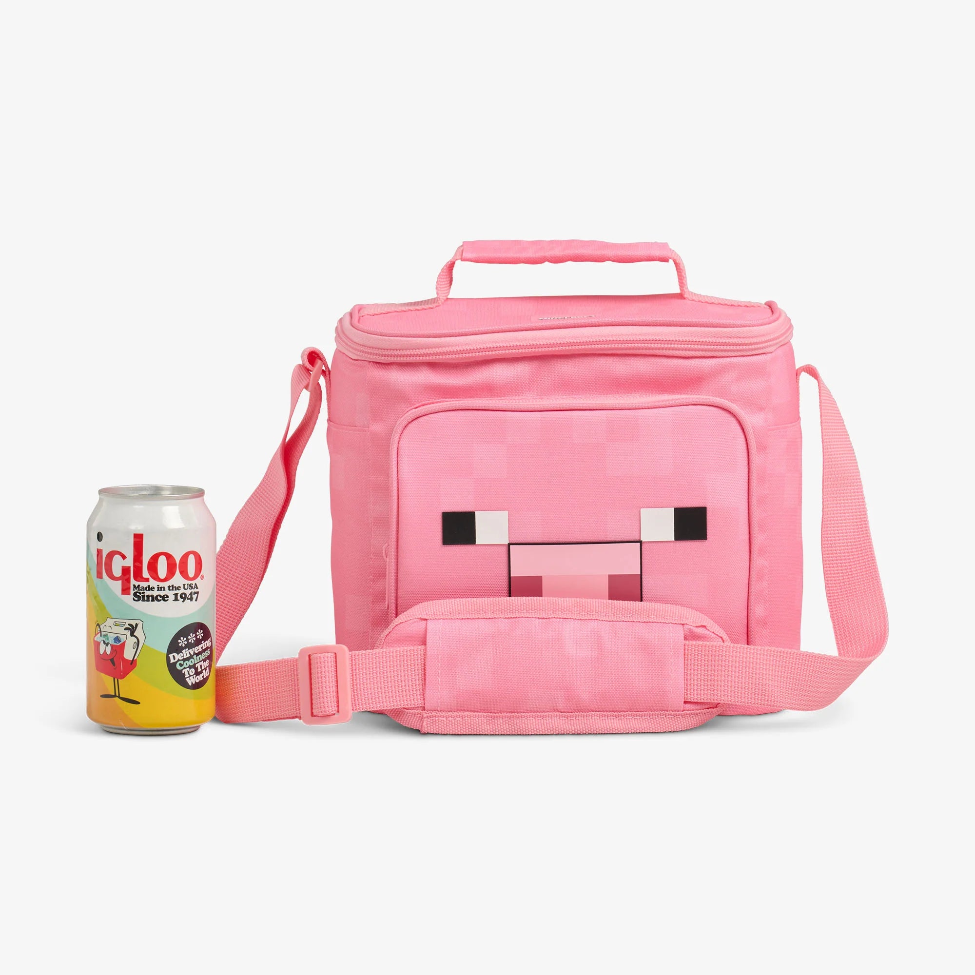 lgloo Outdoor ColdMax Minecraft Pig Square Lunch Cooler Bag - Image 5