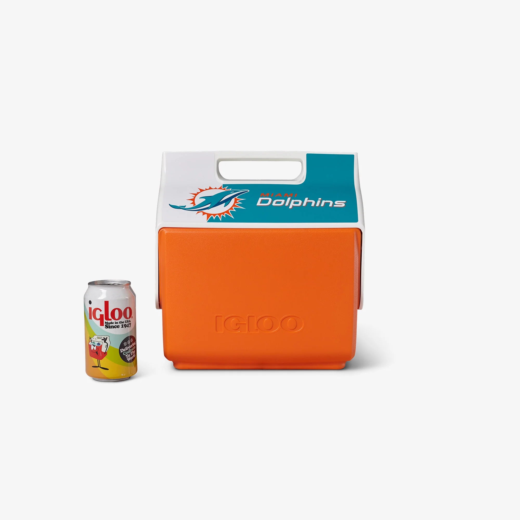 lgloo Outdoor ColdMax Miami Dolphins Little Playmate 7 Qt Cooler - Image 5