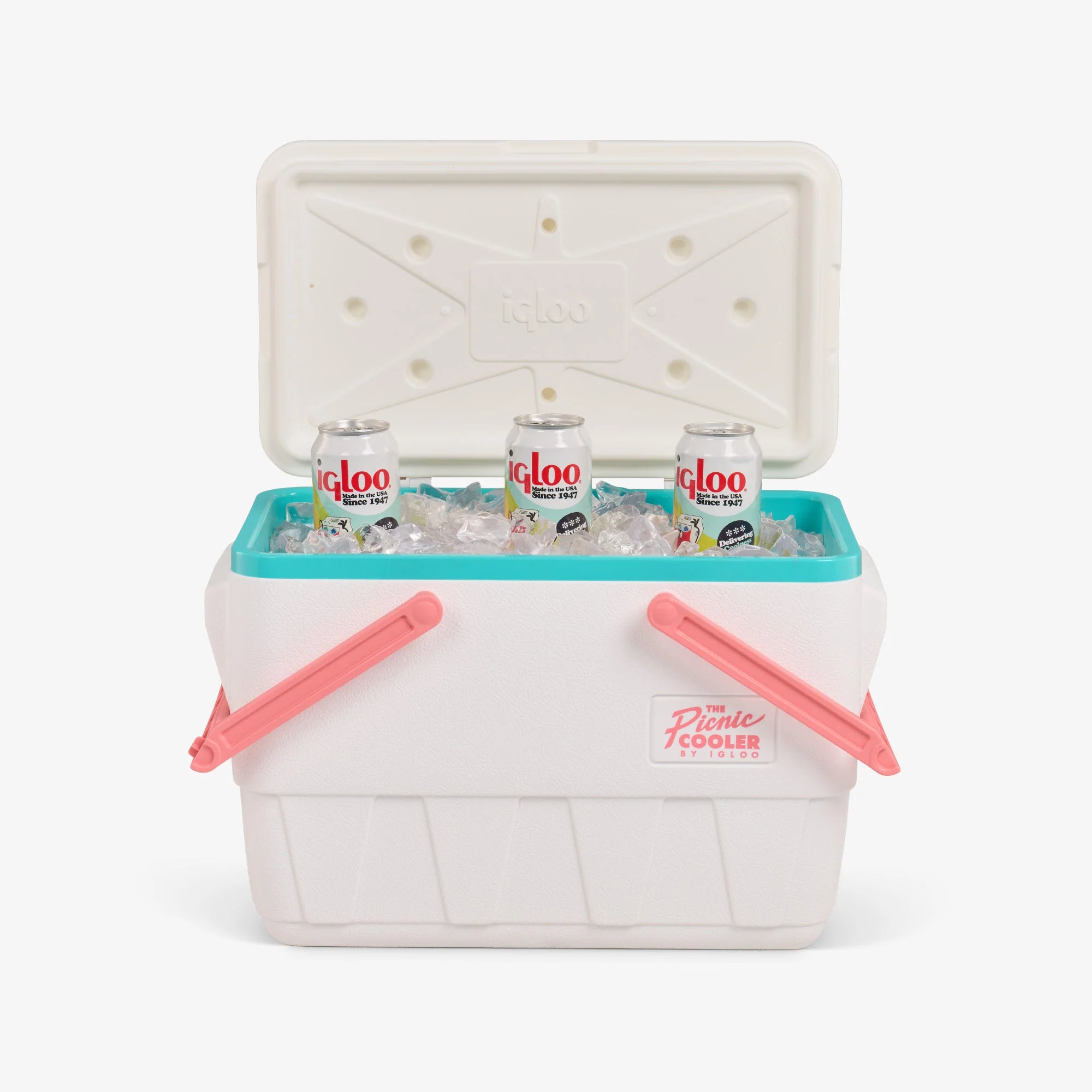 lgloo Outdoor ColdMax Retro Picnic Basket 25 Qt Cooler - Image 49