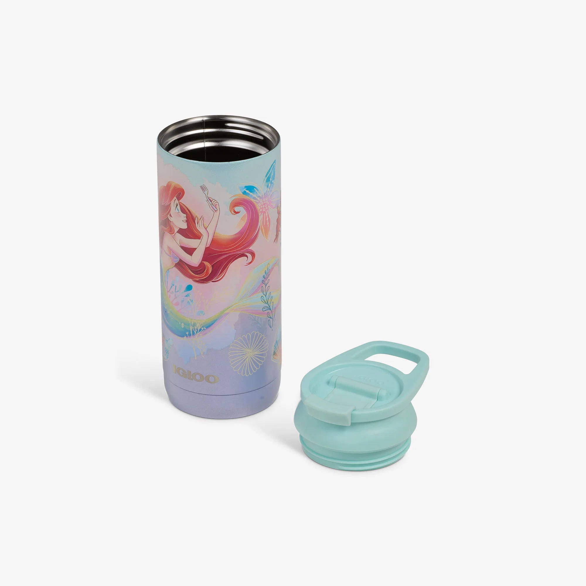 lgloo Outdoor ColdMax Disney The Little Mermaid 16 Oz Flip n Sip Tumbler - Image 3