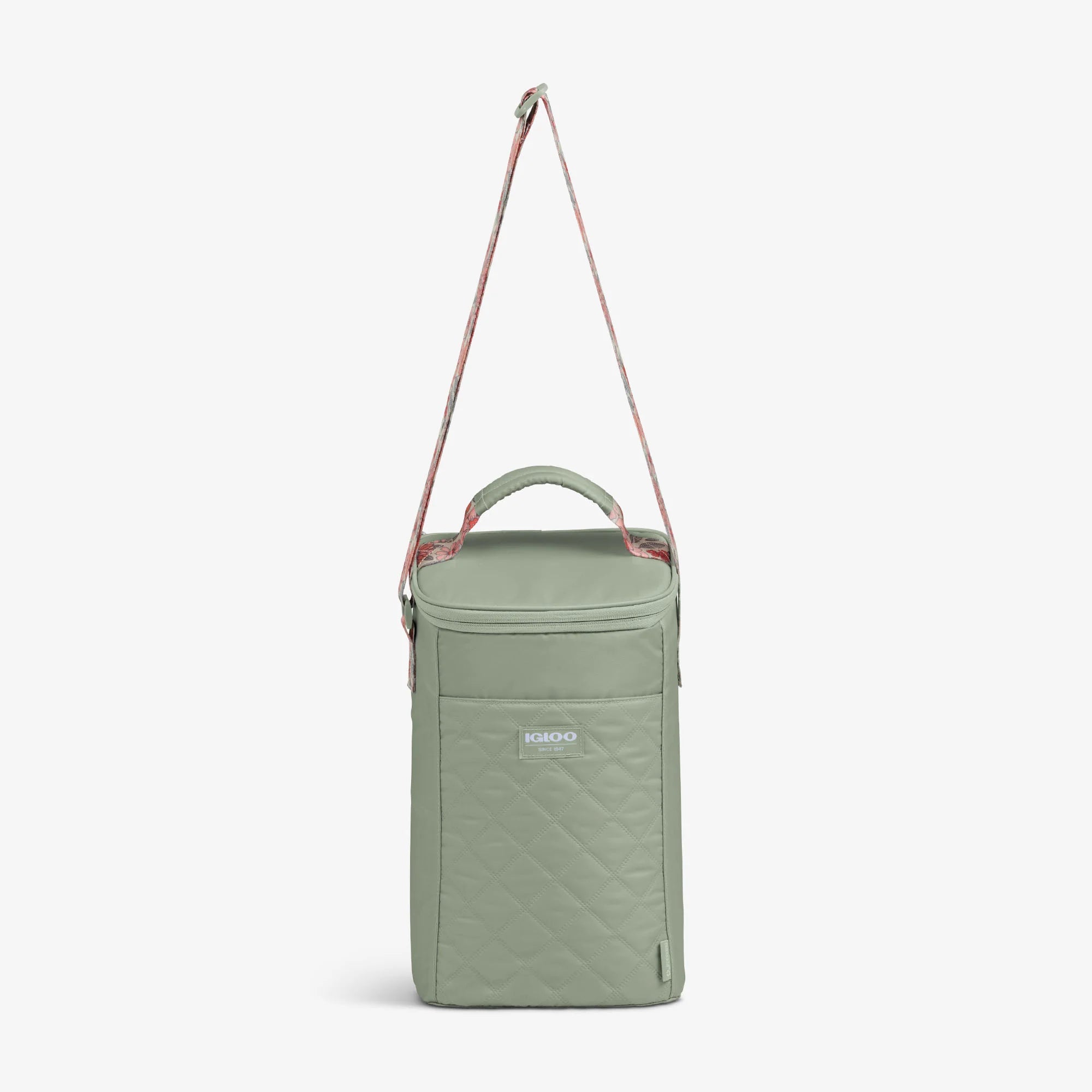 lgloo Outdoor ColdMax Floral lgloo Outdoor ColdMax MaxCold DUO Vertical CrossbodyCooler Bag - Image 5