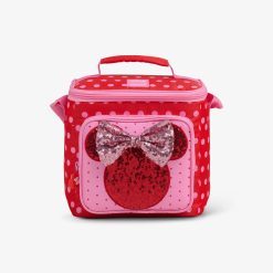lgloo Outdoor ColdMax Disney Minnie Mouse Polka Dots Square Lunch Cooler Bag