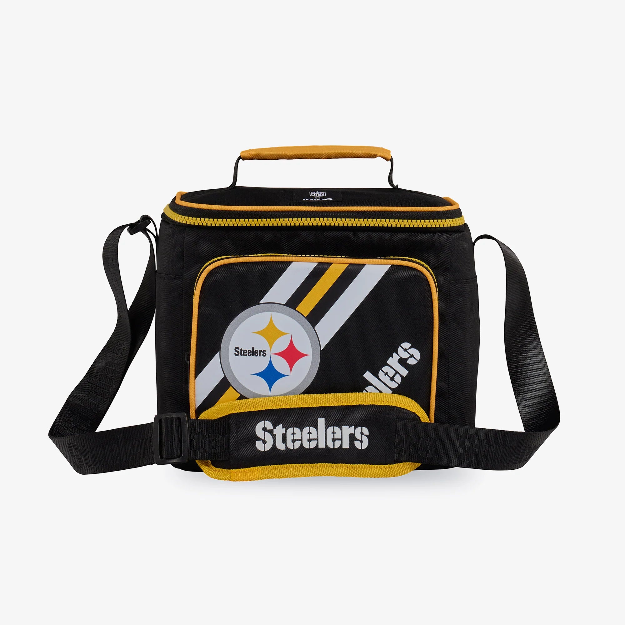 lgloo Outdoor ColdMax Pittsburgh Steelers Square Lunch Cooler Bag