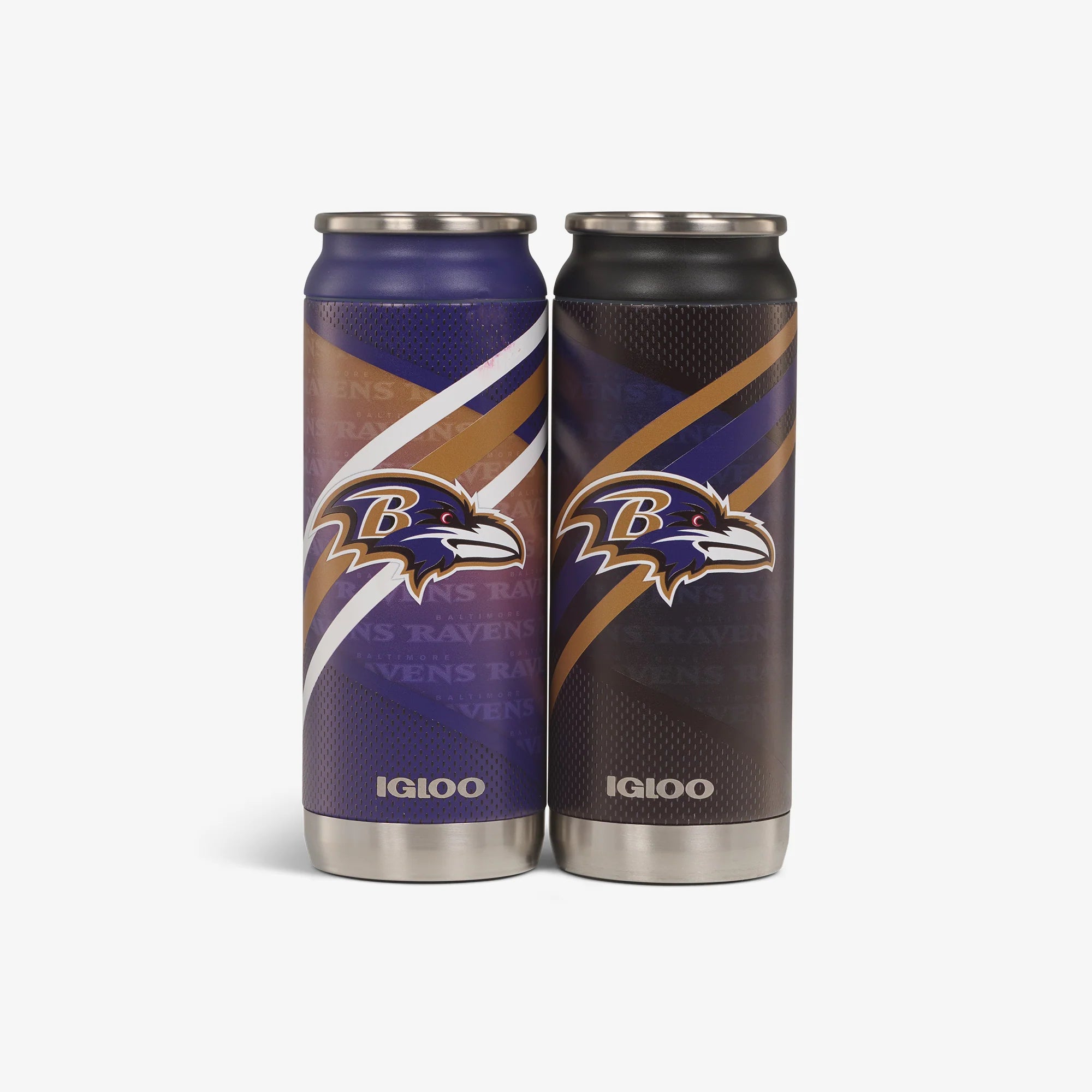 lgloo Outdoor ColdMax Baltimore Ravens Home & Away 16 Oz Can 2-Pack