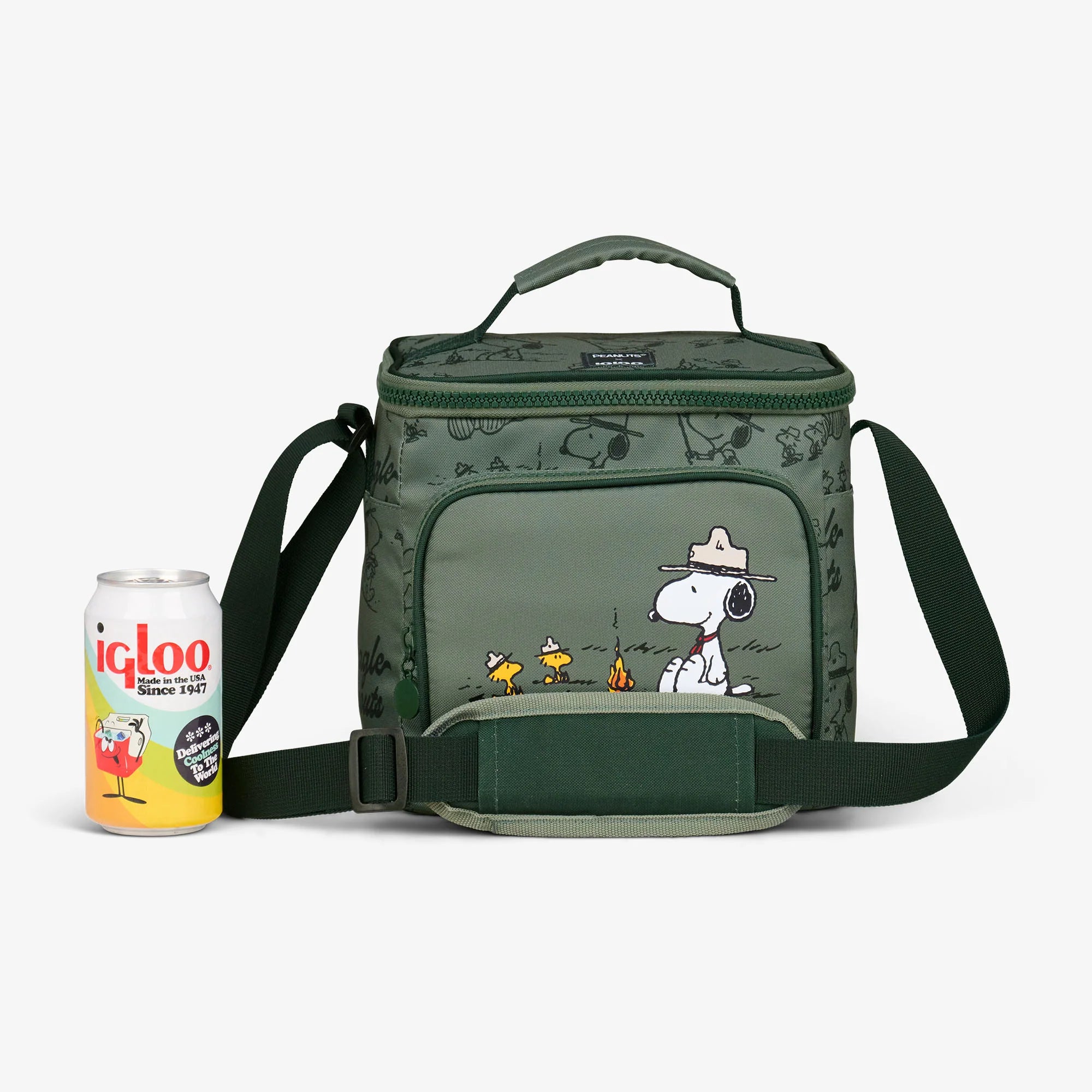 lgloo Outdoor ColdMax Peanuts Beagle Scouts Square Lunch Cooler Bag - Image 7
