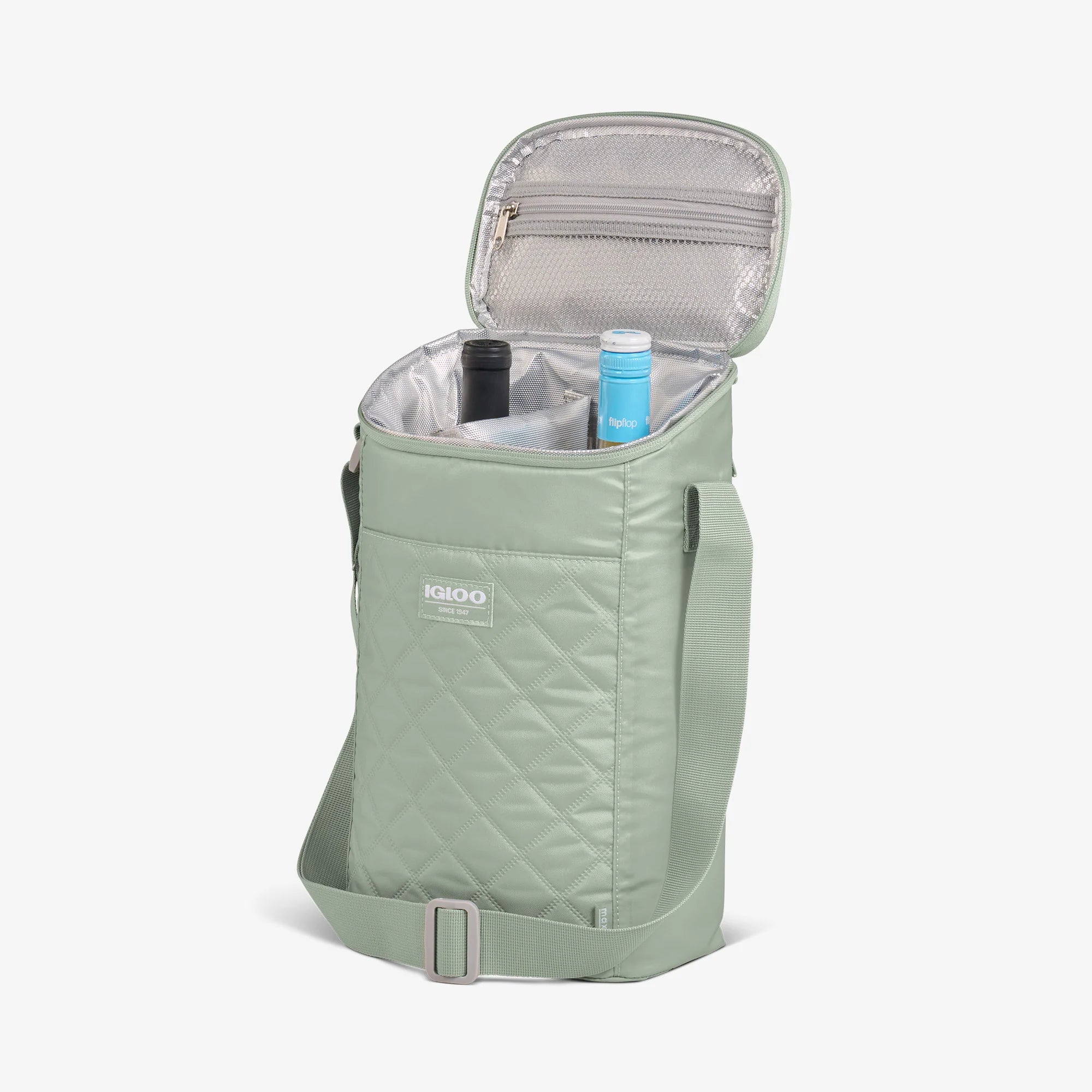 lgloo Outdoor ColdMax MaxCold DUO Vertical Crossbody Cooler Bag - Image 4