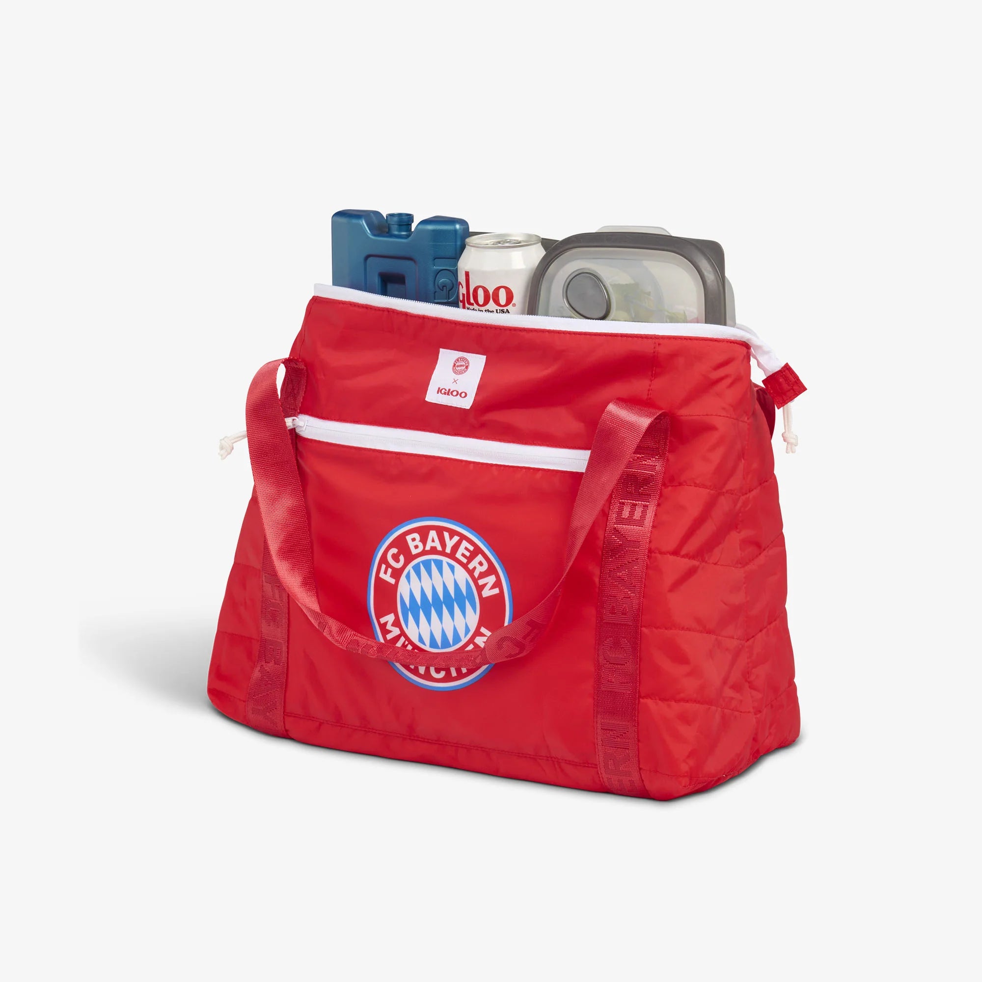 lgloo Outdoor ColdMax FC Bayern Mnchen Packable Puffer 20-Can Cooler Bag - Image 5