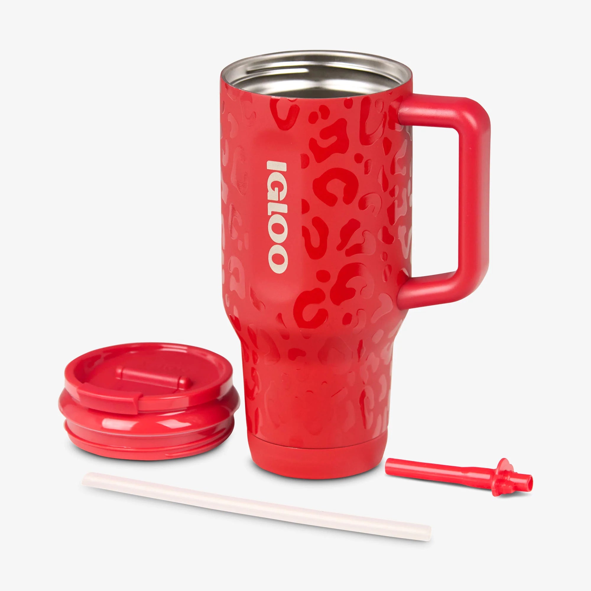 lgloo Outdoor ColdMax NFL 32 Oz Leopard Flip n Sip Travel Mug - Image 33