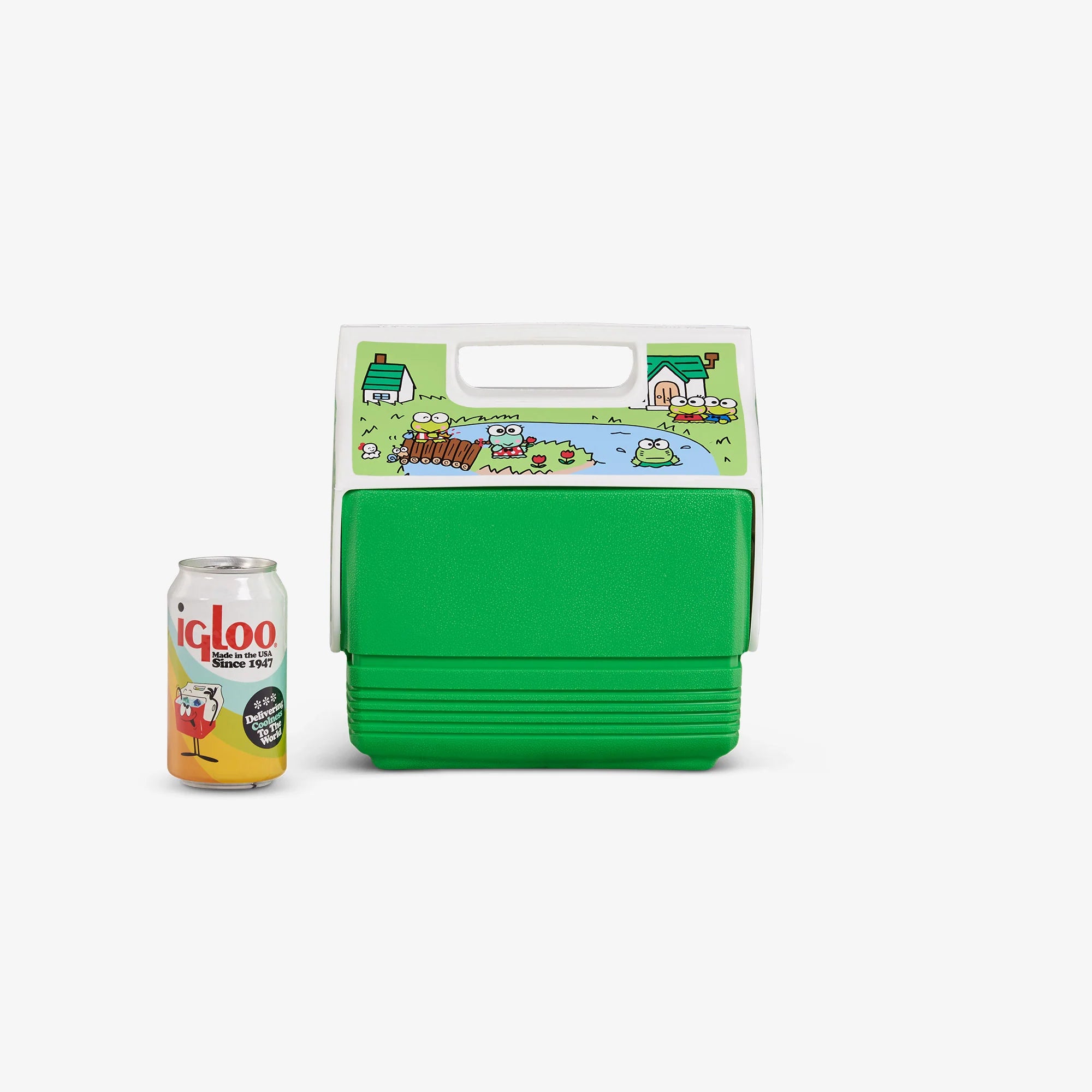 lgloo Outdoor ColdMax Keroppi Donut Pond Playmate Mini 4 Qt Cooler - Image 5