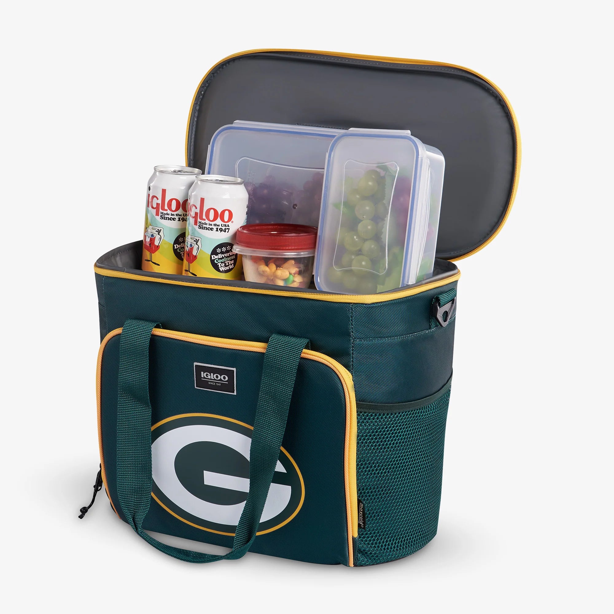 lgloo Outdoor ColdMax Green Bay Packers Tailgate Tote - Image 3
