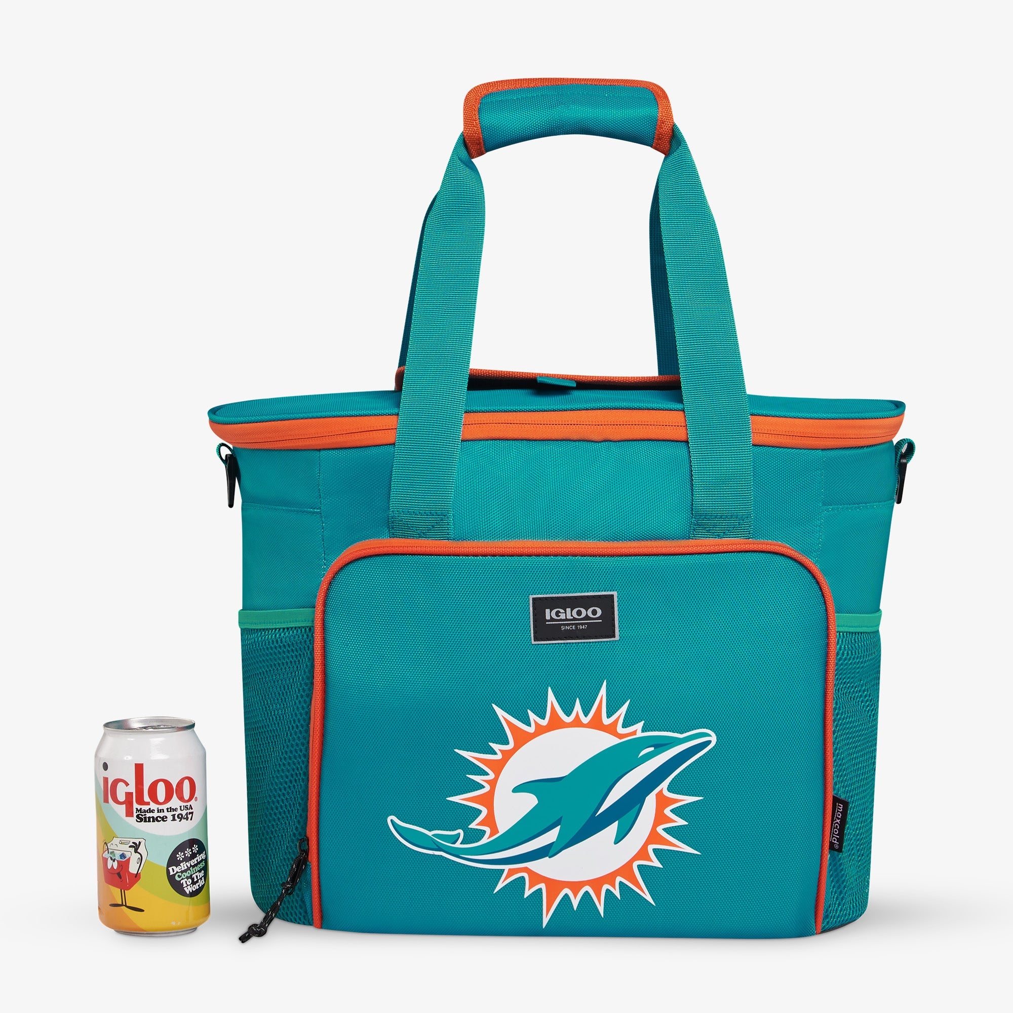 lgloo Outdoor ColdMax Miami Dolphins Tailgate Tote - Image 7