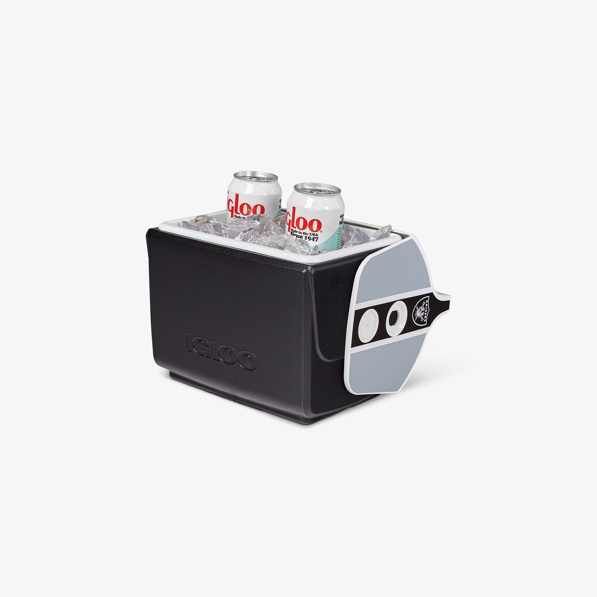 lgloo Outdoor ColdMax Las Vegas Raiders Little Playmate 7 Qt Cooler - Image 3