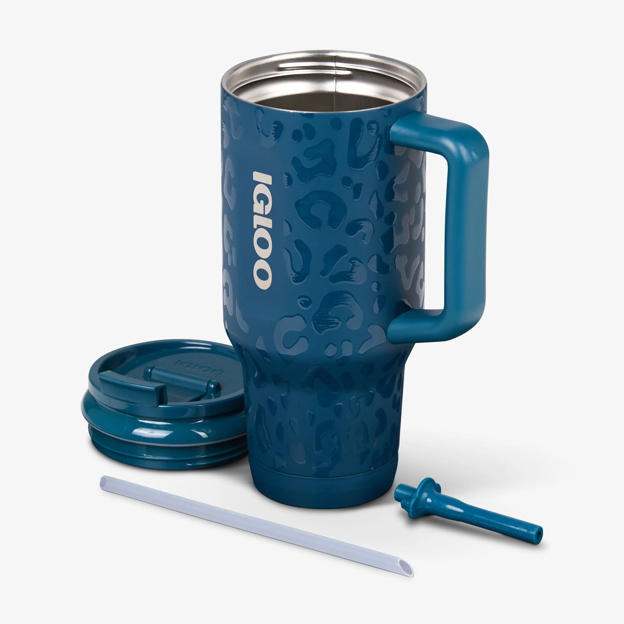 lgloo Outdoor ColdMax NFL 32 Oz Leopard Flip n Sip Travel Mug - Image 39