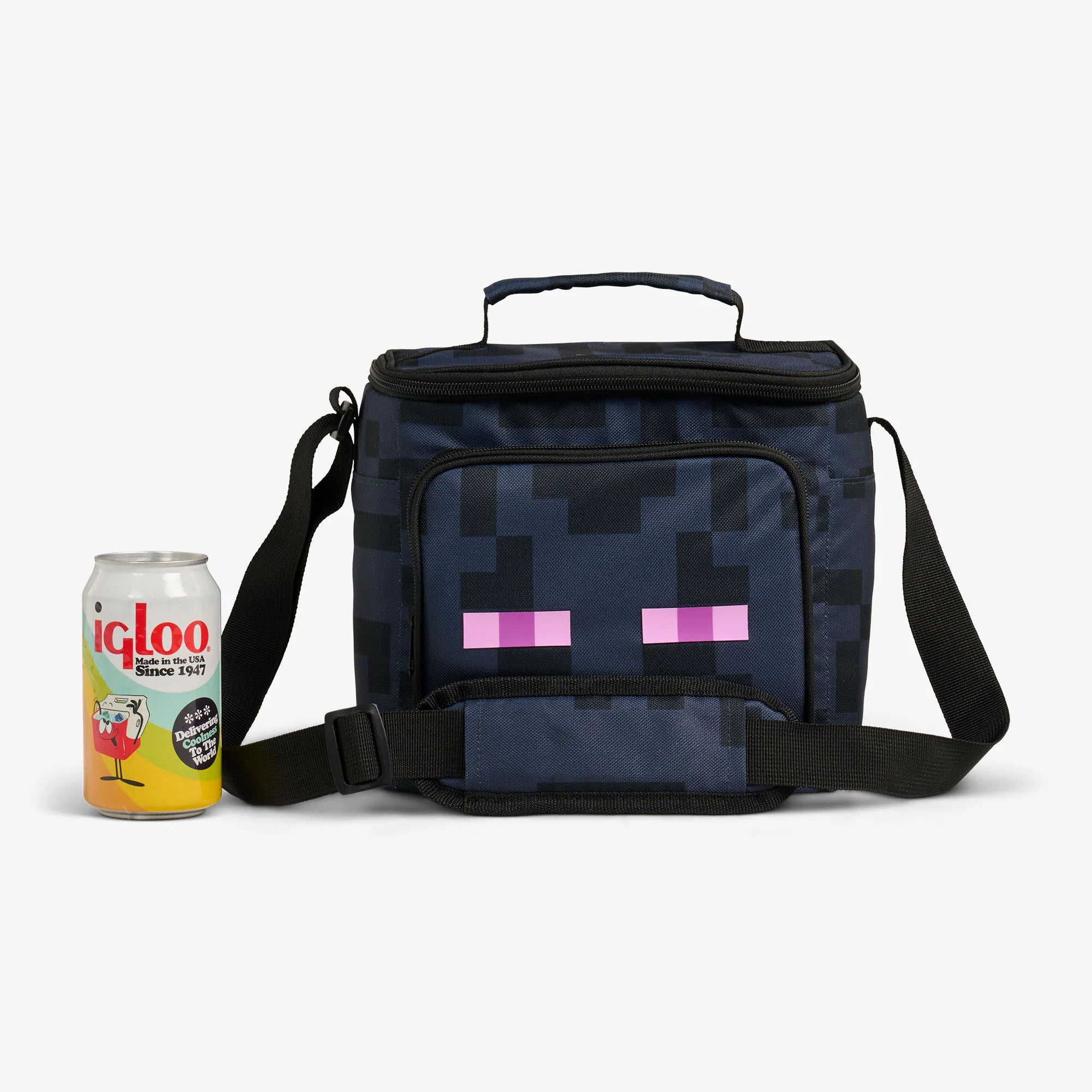 lgloo Outdoor ColdMax Minecraft Enderman Square Lunch Cooler Bag - Image 5