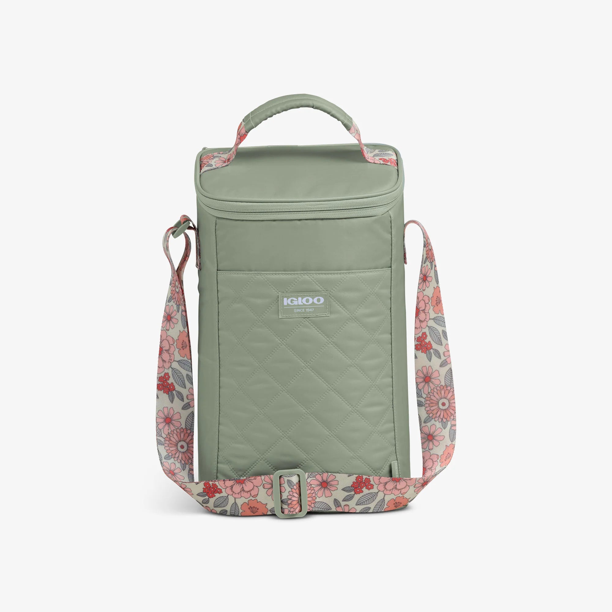 lgloo Outdoor ColdMax Floral lgloo Outdoor ColdMax MaxCold DUO Vertical CrossbodyCooler Bag