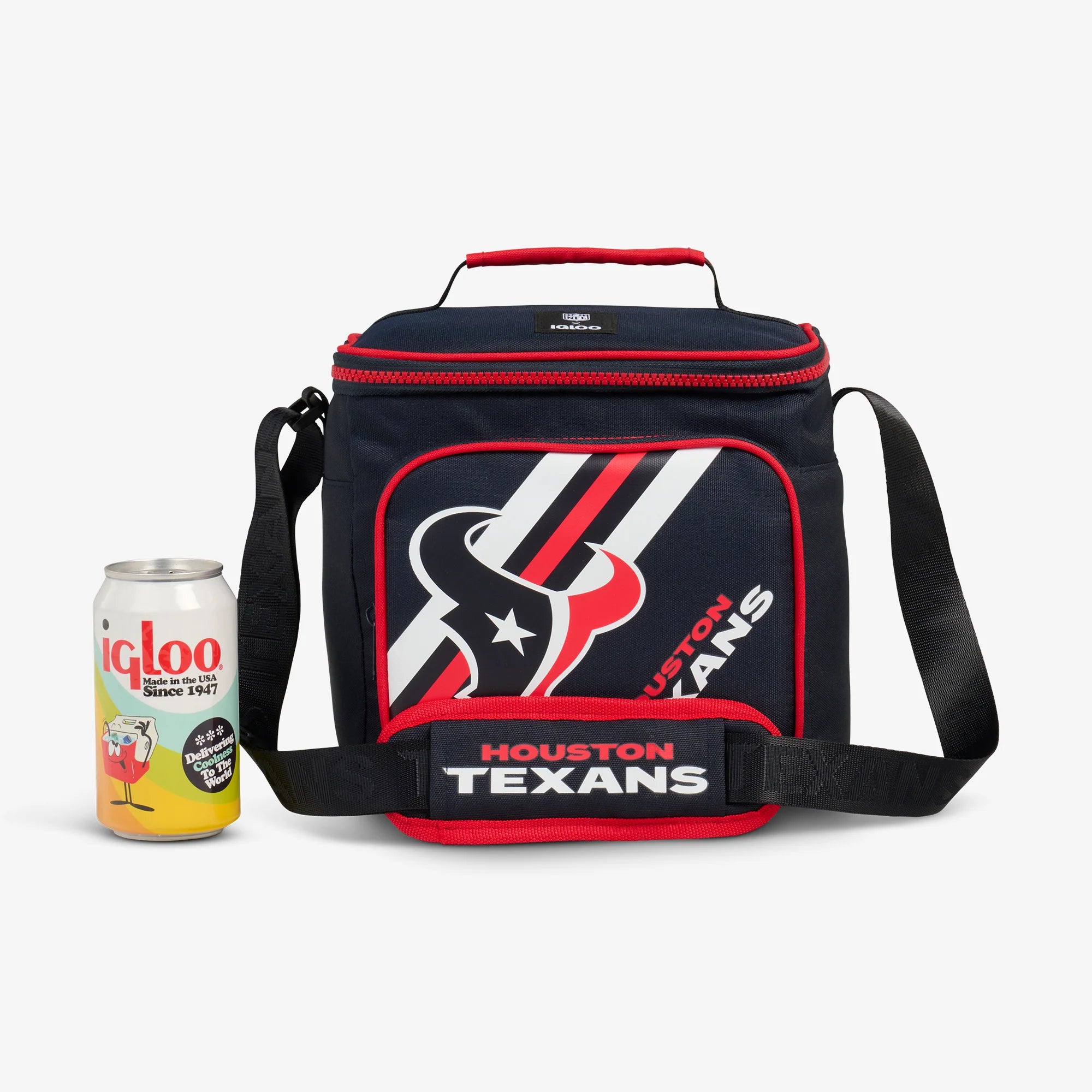 lgloo Outdoor ColdMax Houston Texans Square Lunch Cooler Bag - Image 5