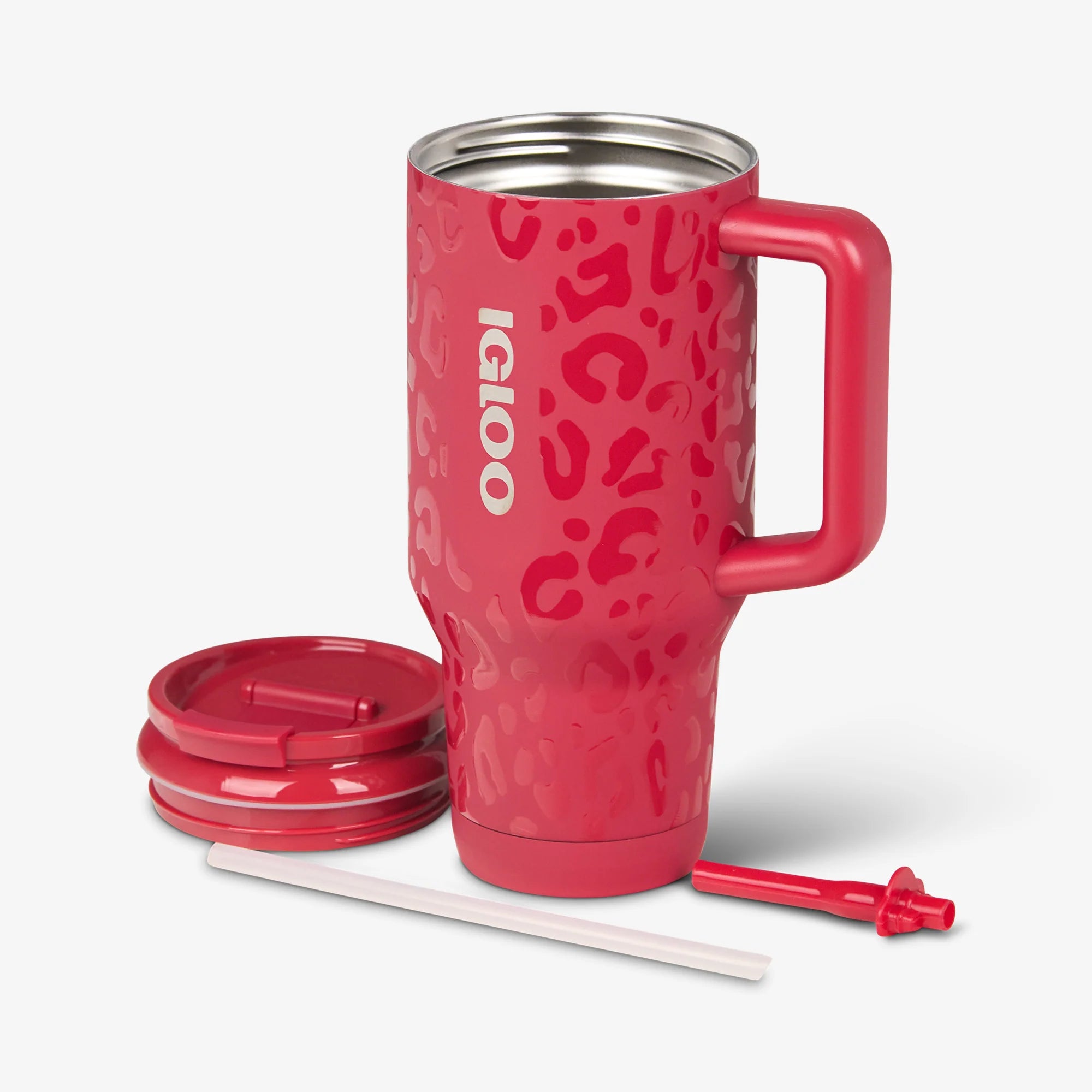 lgloo Outdoor ColdMax NFL 32 Oz Leopard Flip n Sip Travel Mug - Image 17