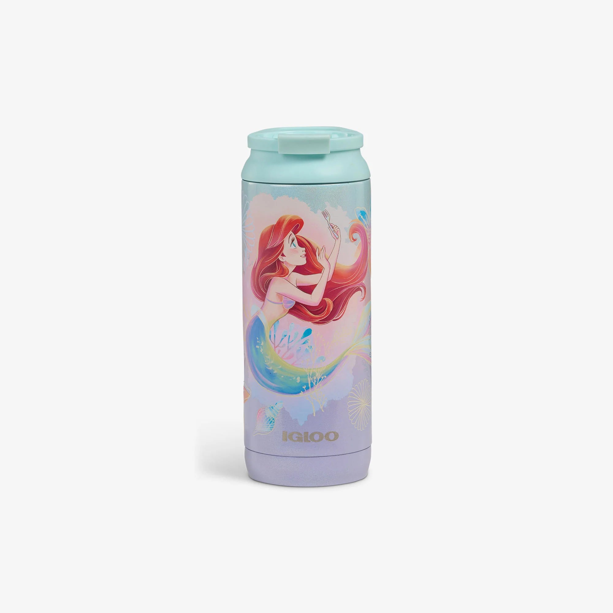 lgloo Outdoor ColdMax Disney The Little Mermaid 16 Oz Flip n Sip Tumbler
