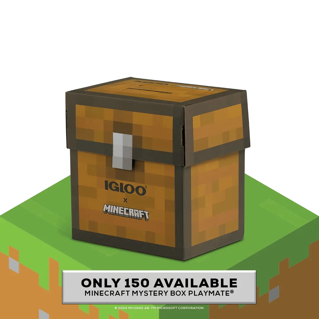 lgloo Outdoor ColdMax Minecraft Mystery Box Little Playmate 7 Qt Cooler