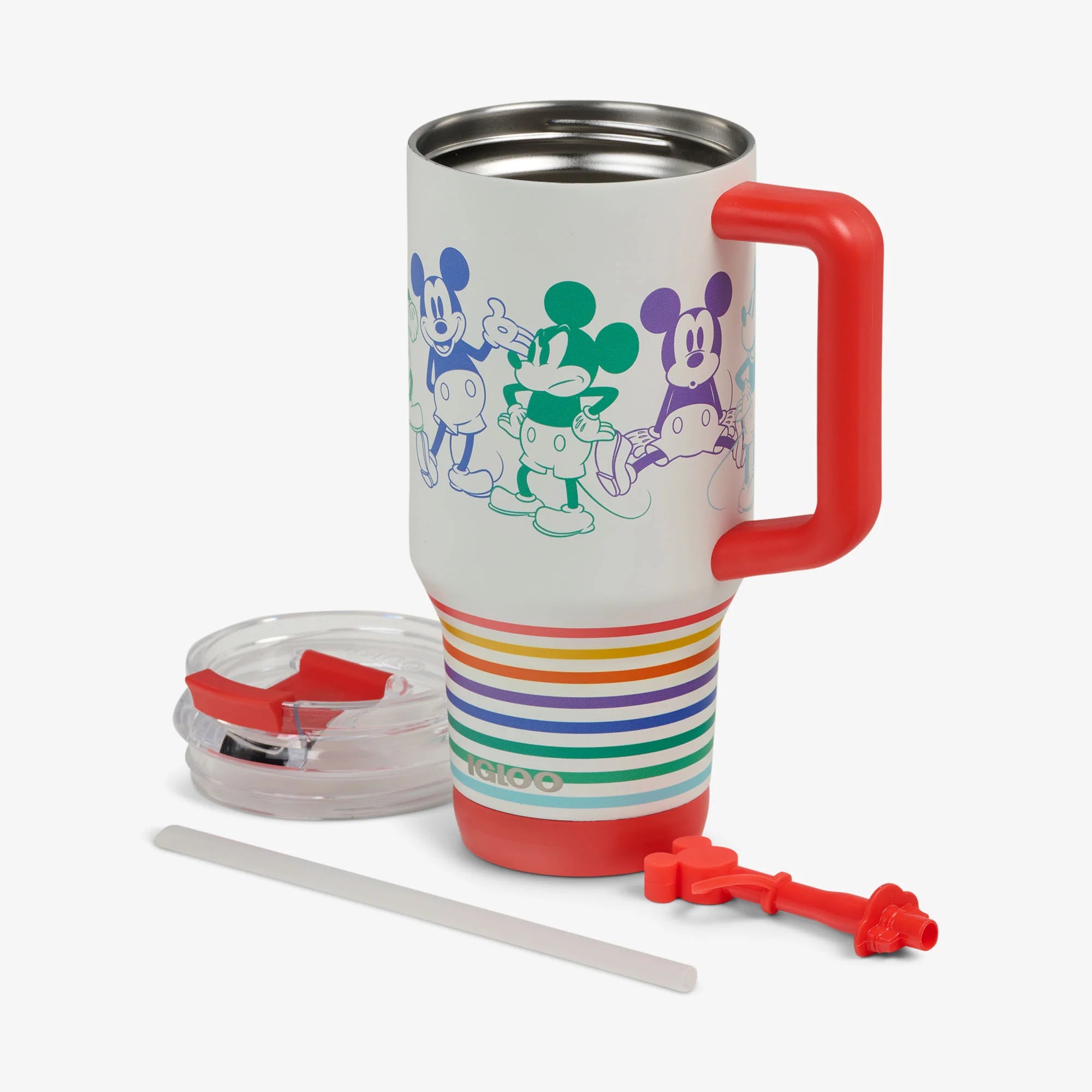 lgloo Outdoor ColdMax Disney Mickey Mouse Stripe 32 Oz Travel Mug - Image 3
