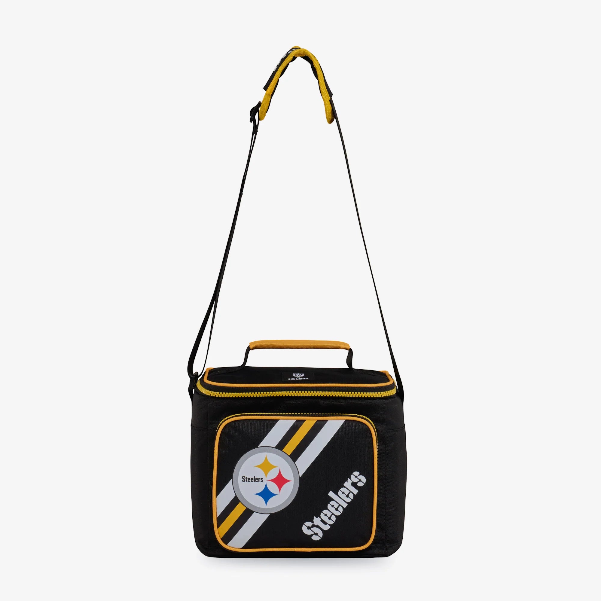 lgloo Outdoor ColdMax Pittsburgh Steelers Square Lunch Cooler Bag - Image 3