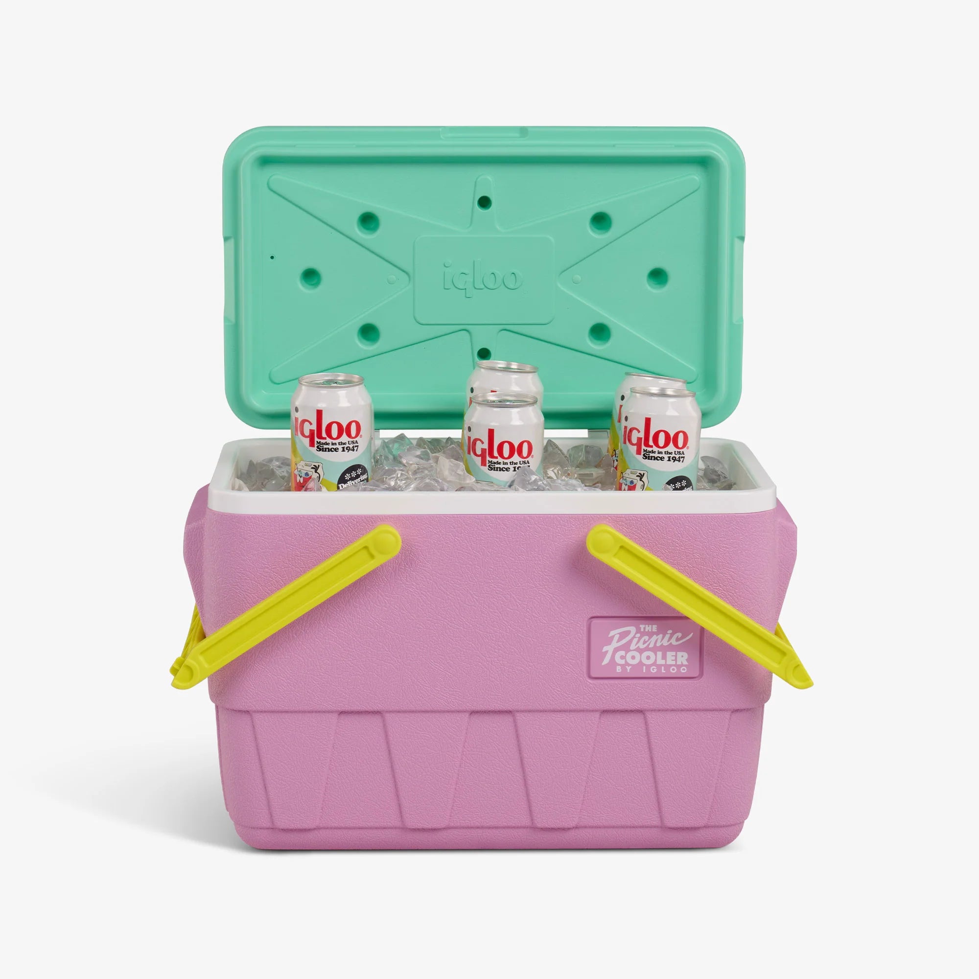 lgloo Outdoor ColdMax Retro Picnic Basket 25 Qt Cooler - Image 45